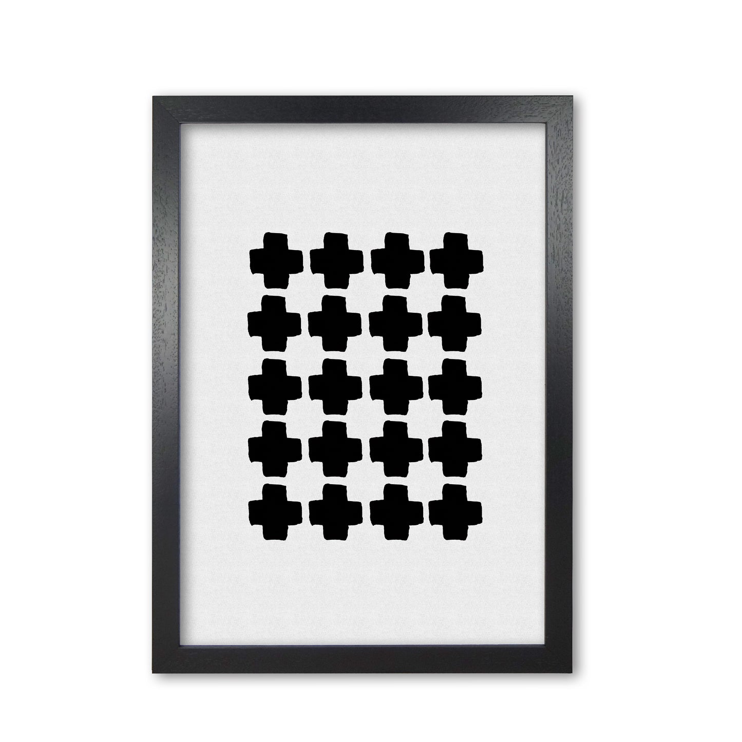 Black And White Abstract III Print By Orara Studio Black Grain