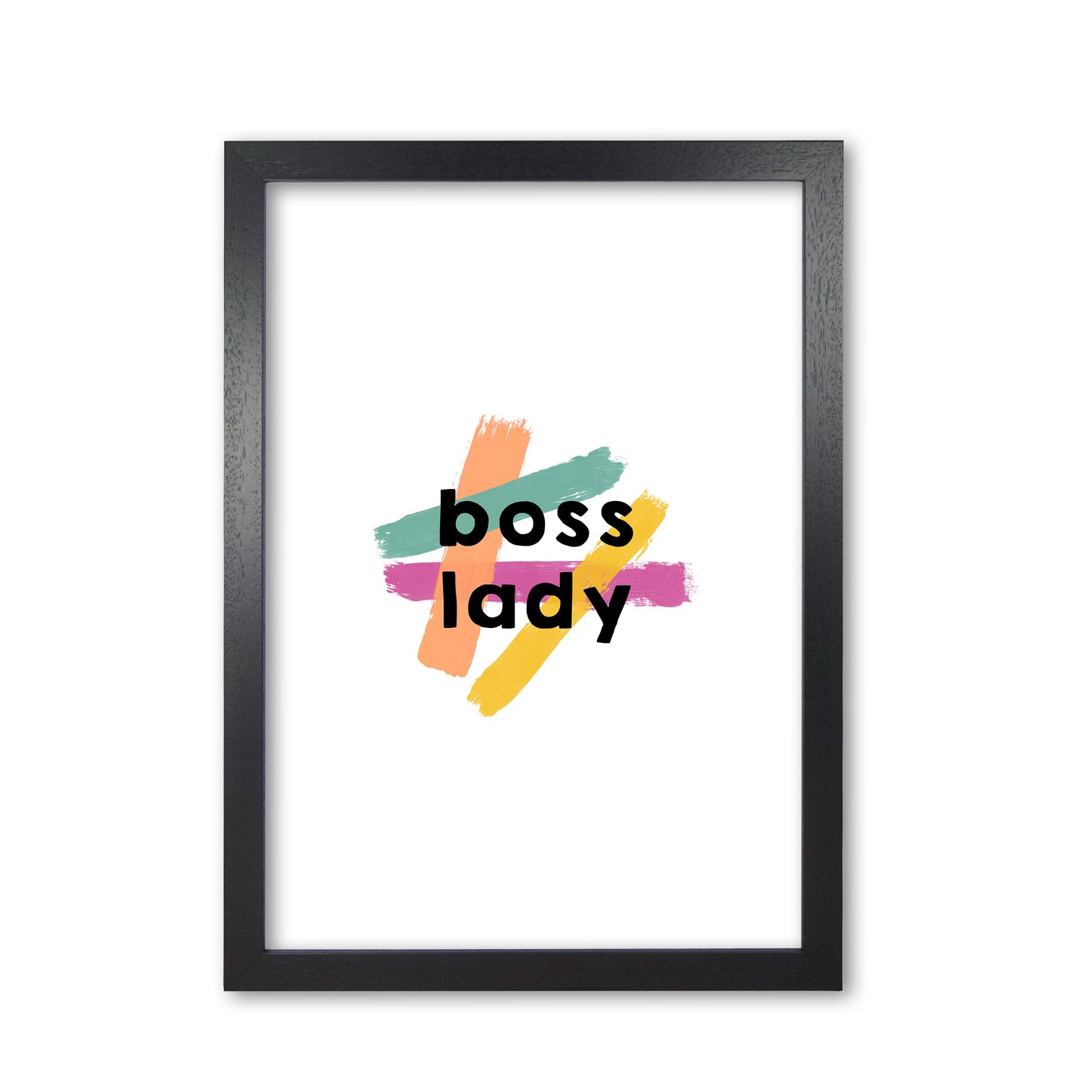 Boss Lady Print By Orara Studio Black Grain