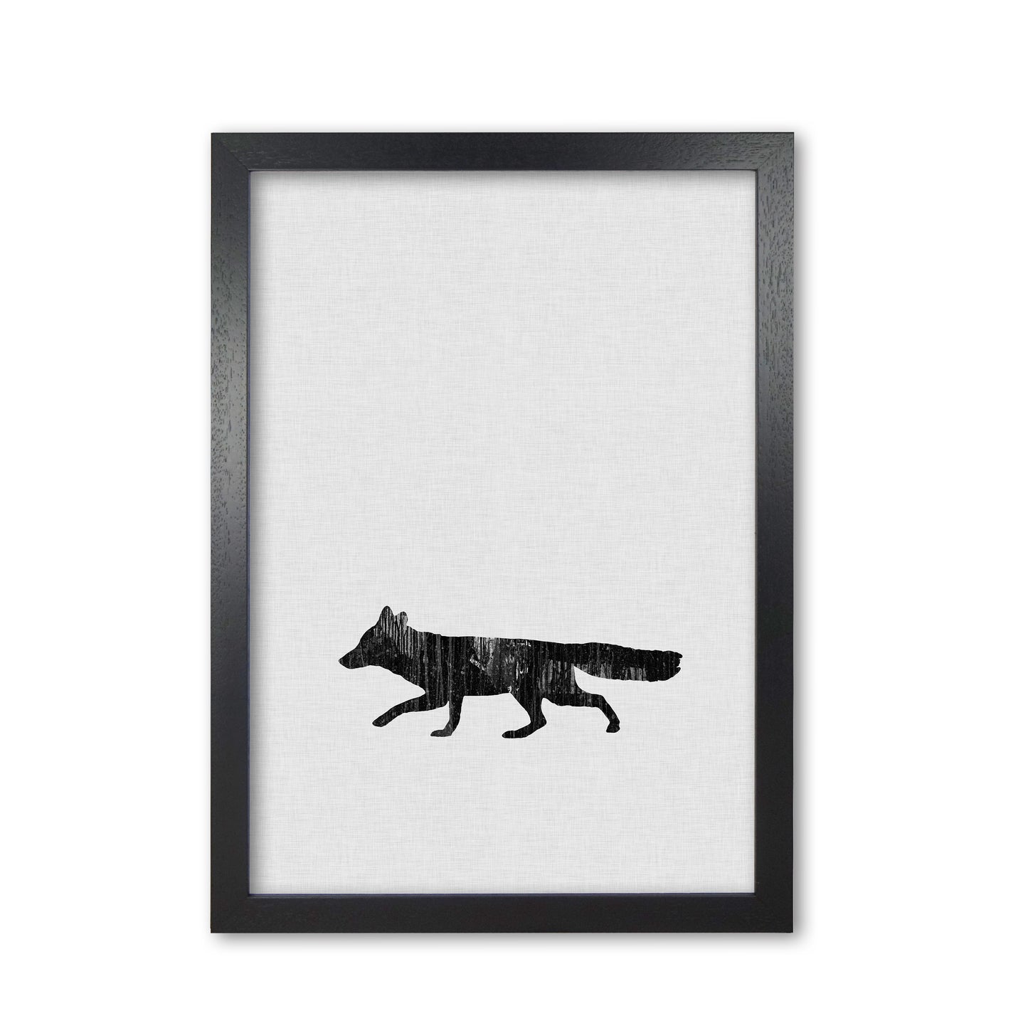 Fox Animal Art Print By Orara Studio Animal Art Print Black Grain