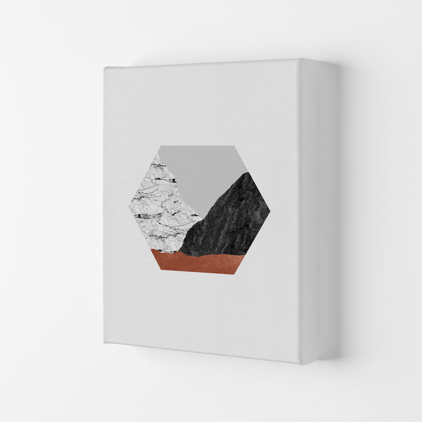 Copper Geometric I Print By Orara Studio Canvas