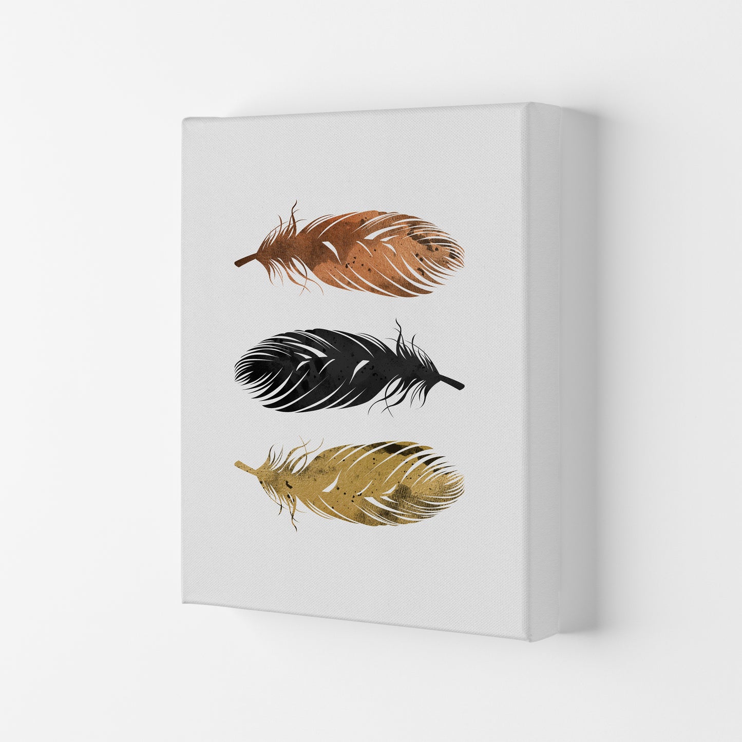 Feathers Print By Orara Studio, Framed Botanical & Nature Art Print Canvas