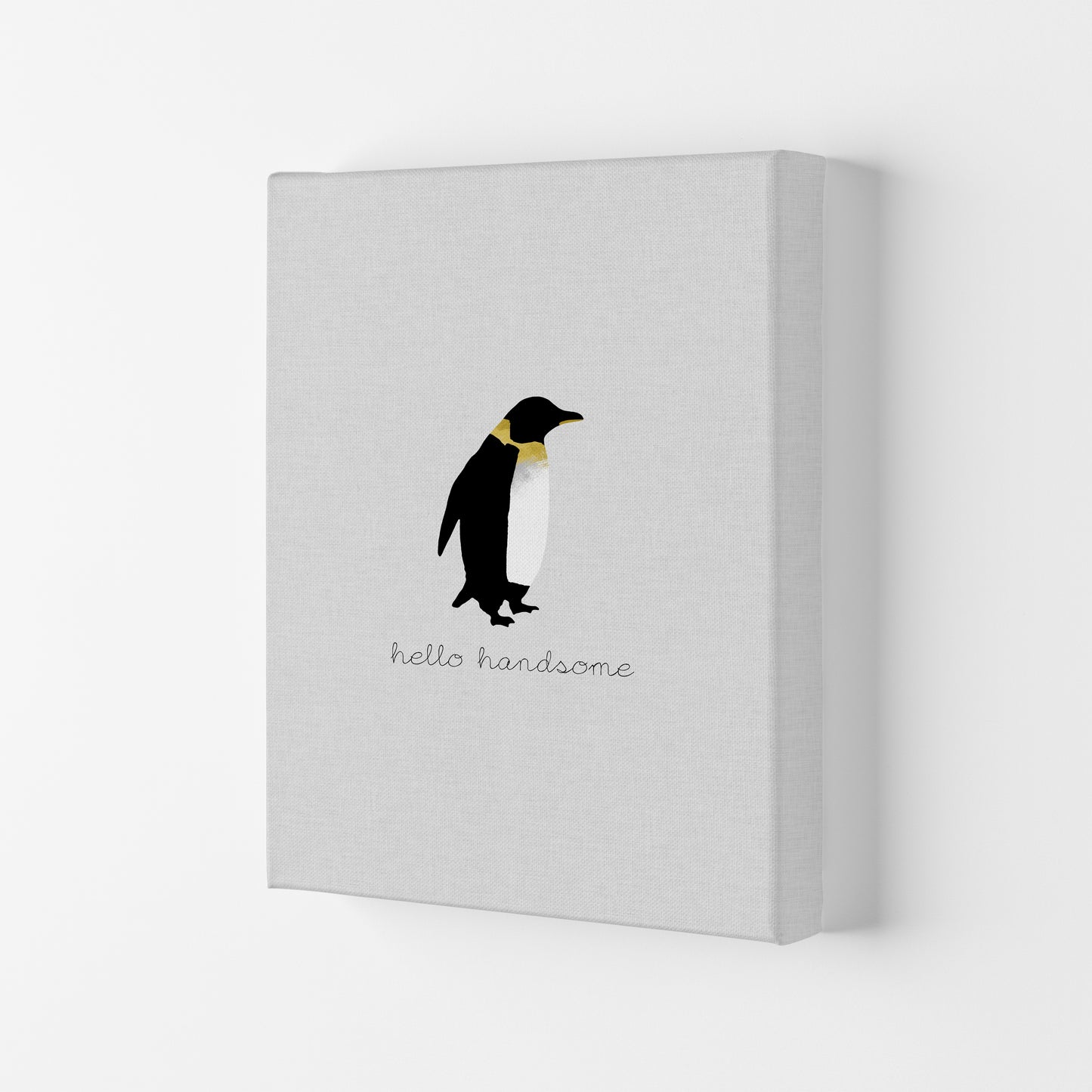 Hello Handsome Animal Quote Print By Orara Studio Canvas