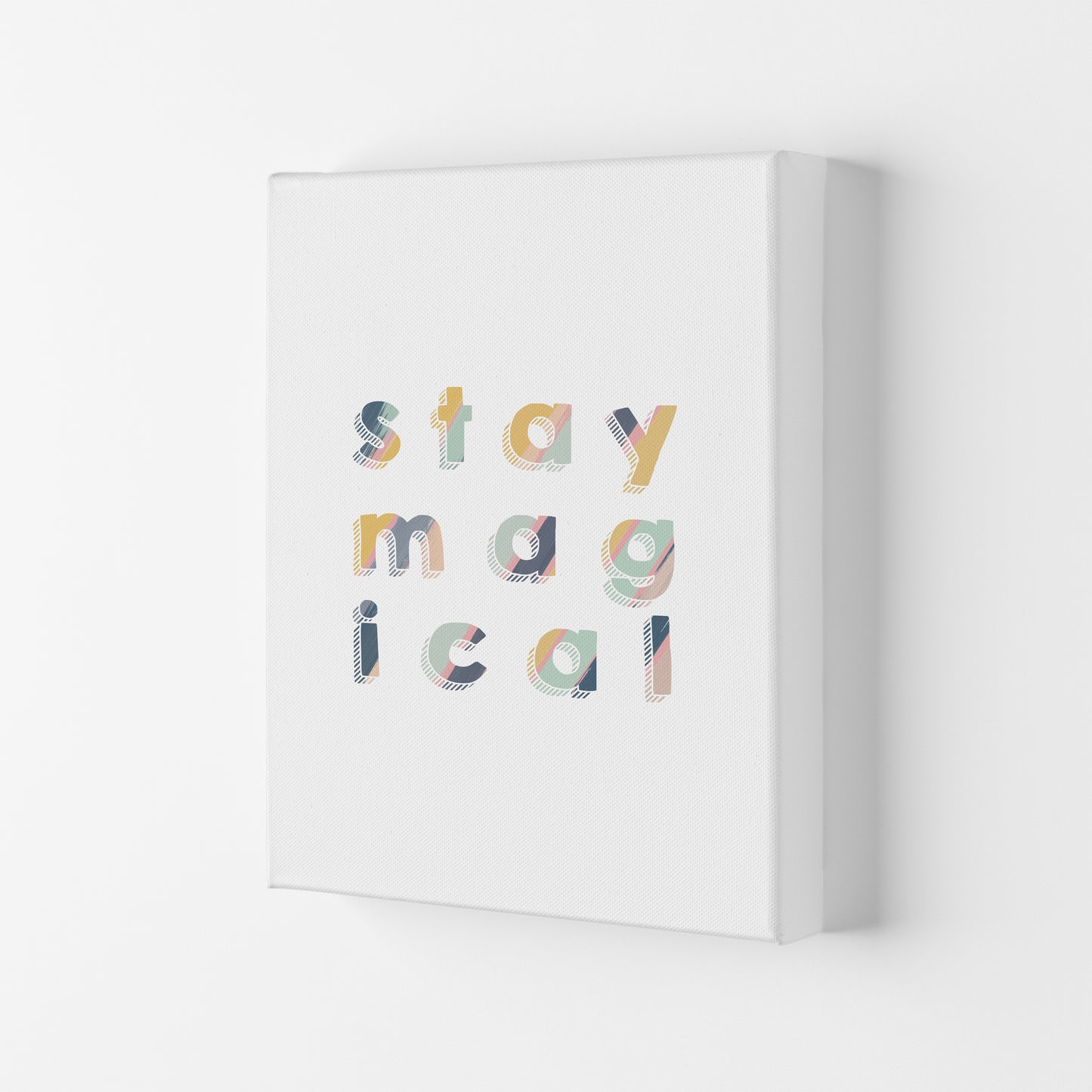 Stay Magical Print By Orara Studio, Framed Childrens Nursey Wall Art Poster Canvas