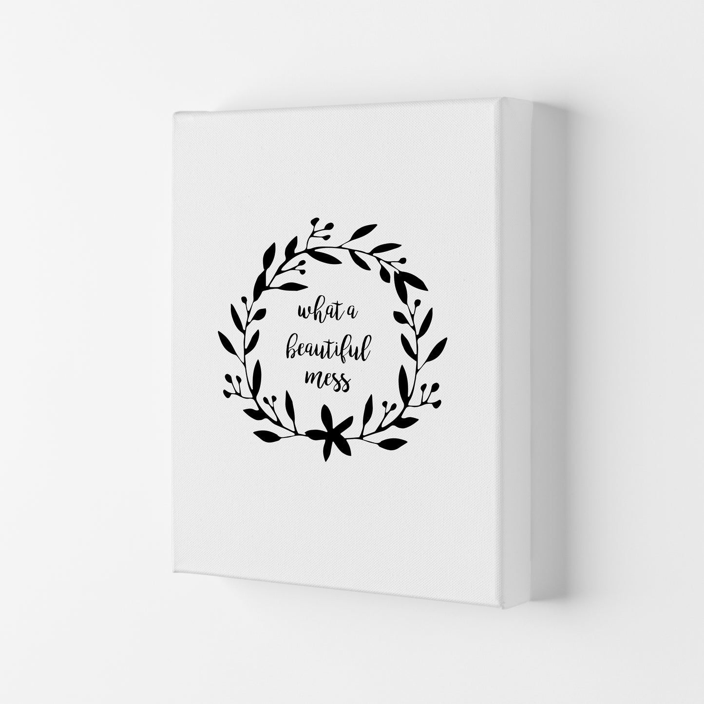 What A Beautiful Mess Illustration Print By Orara Studio Canvas