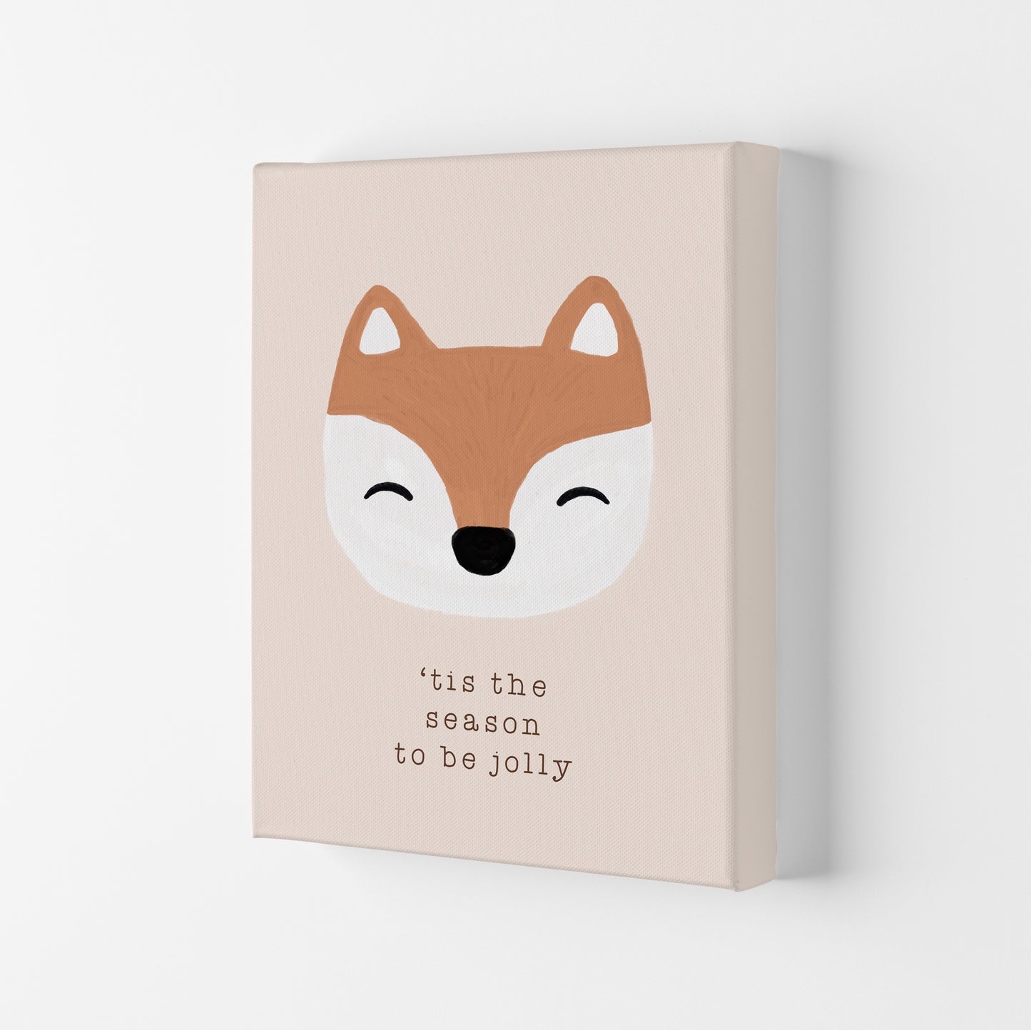 Tis The Season To Be Jolly Christmas Art Print by Orara Studio Canvas