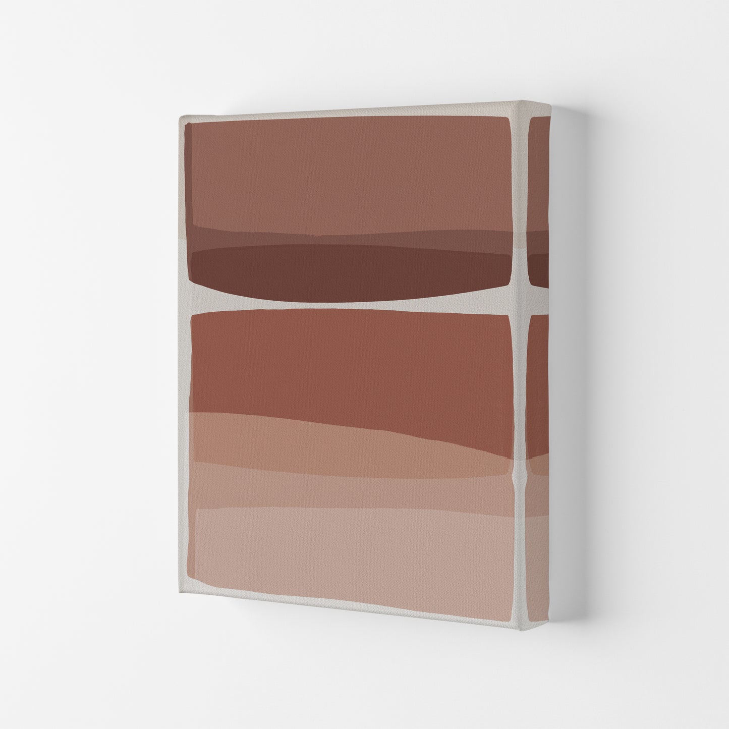 Modern Blush Abstract Art Print by Orara Studio Canvas