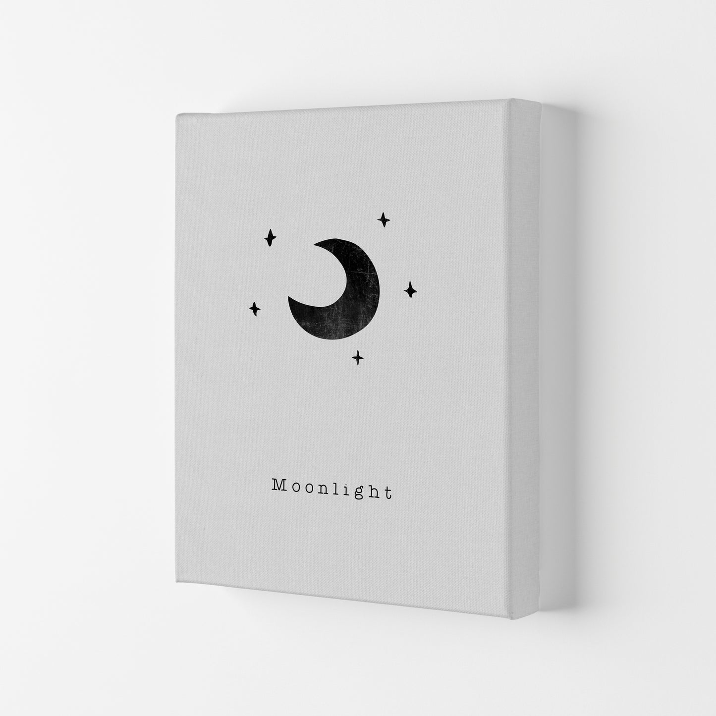 Quote Set - Moonlight Art Print by Orara Studio Canvas