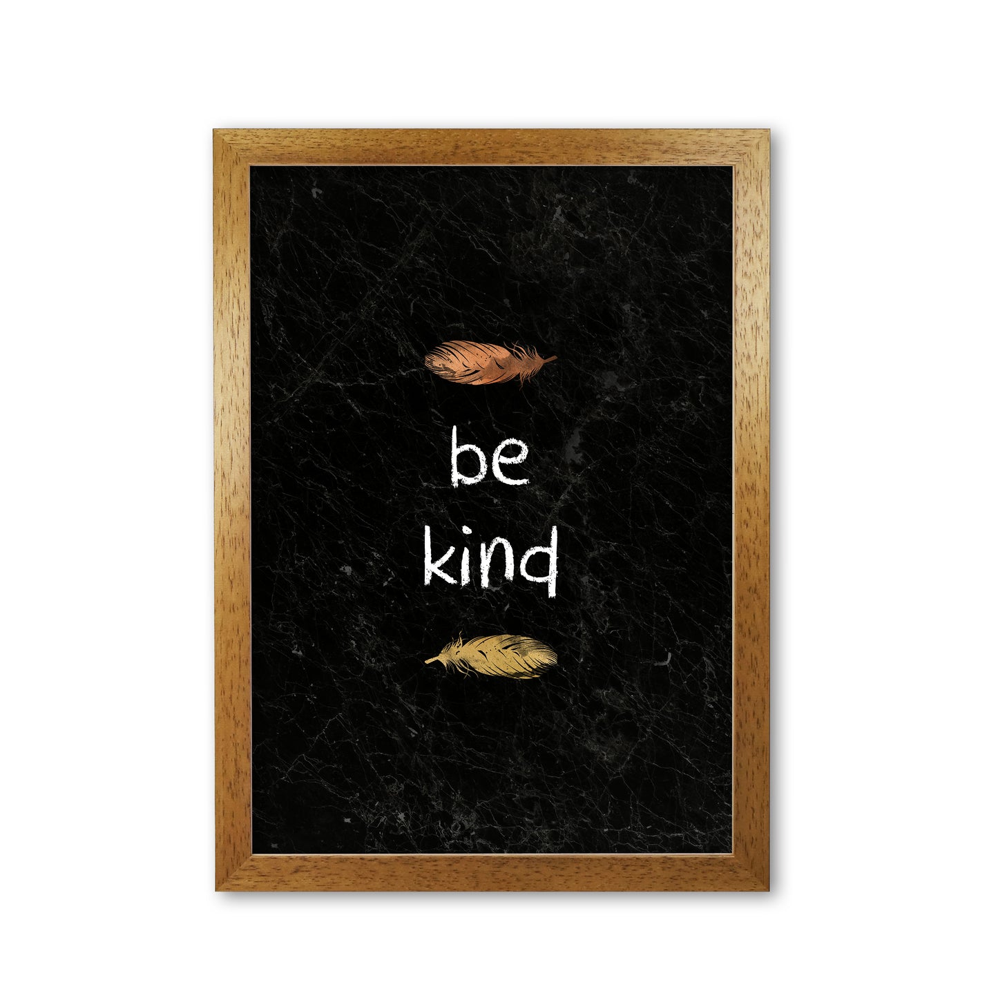 Be Kind Children's Quote Print By Orara Studio Oak Grain