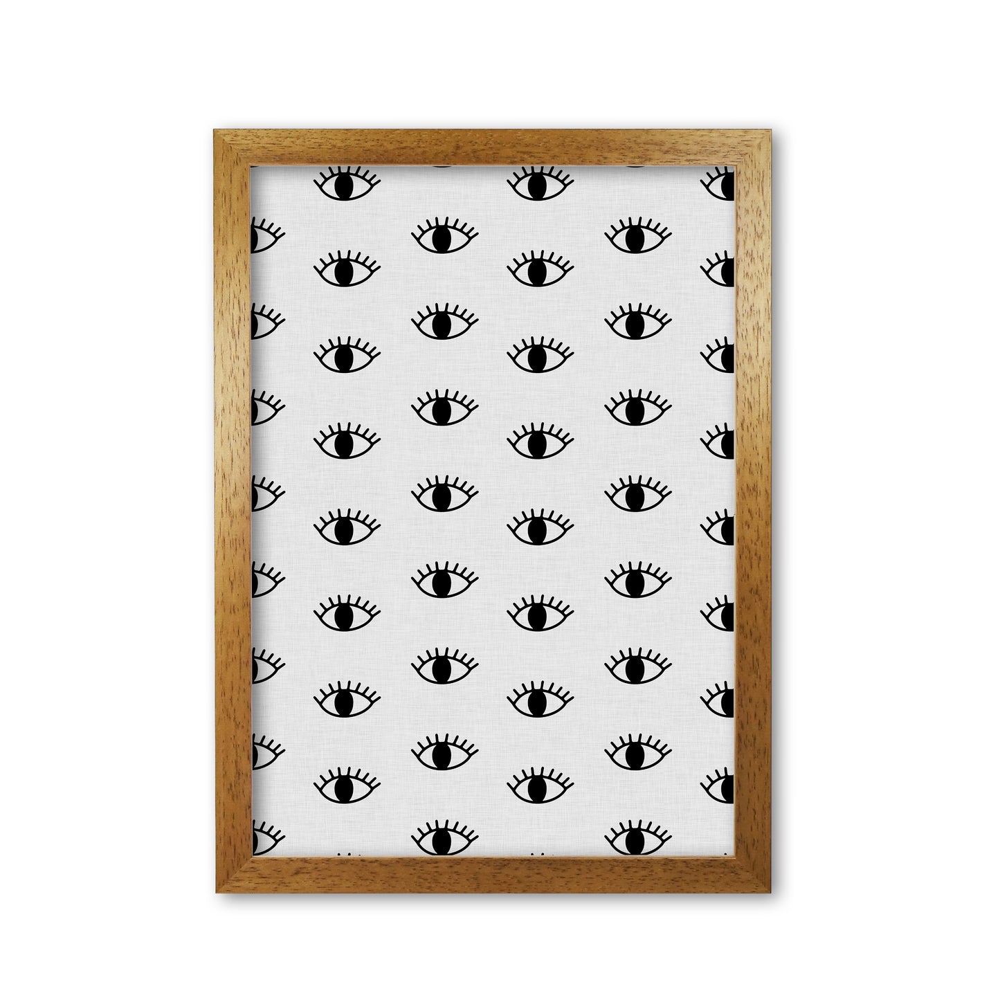 Eyes Open Print By Orara Studio Oak Grain
