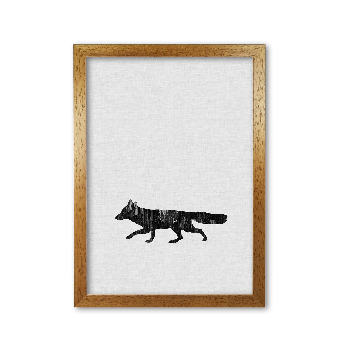Fox Animal Art Print By Orara Studio Animal Art Print Oak Grain