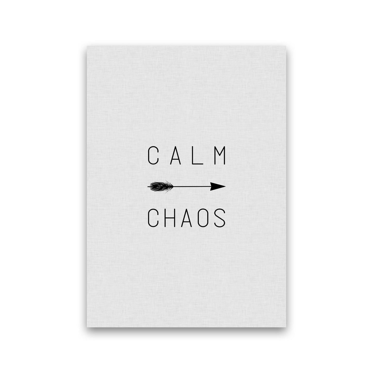 Calm Chaos Arrow Quote Print By Orara Studio Print Only