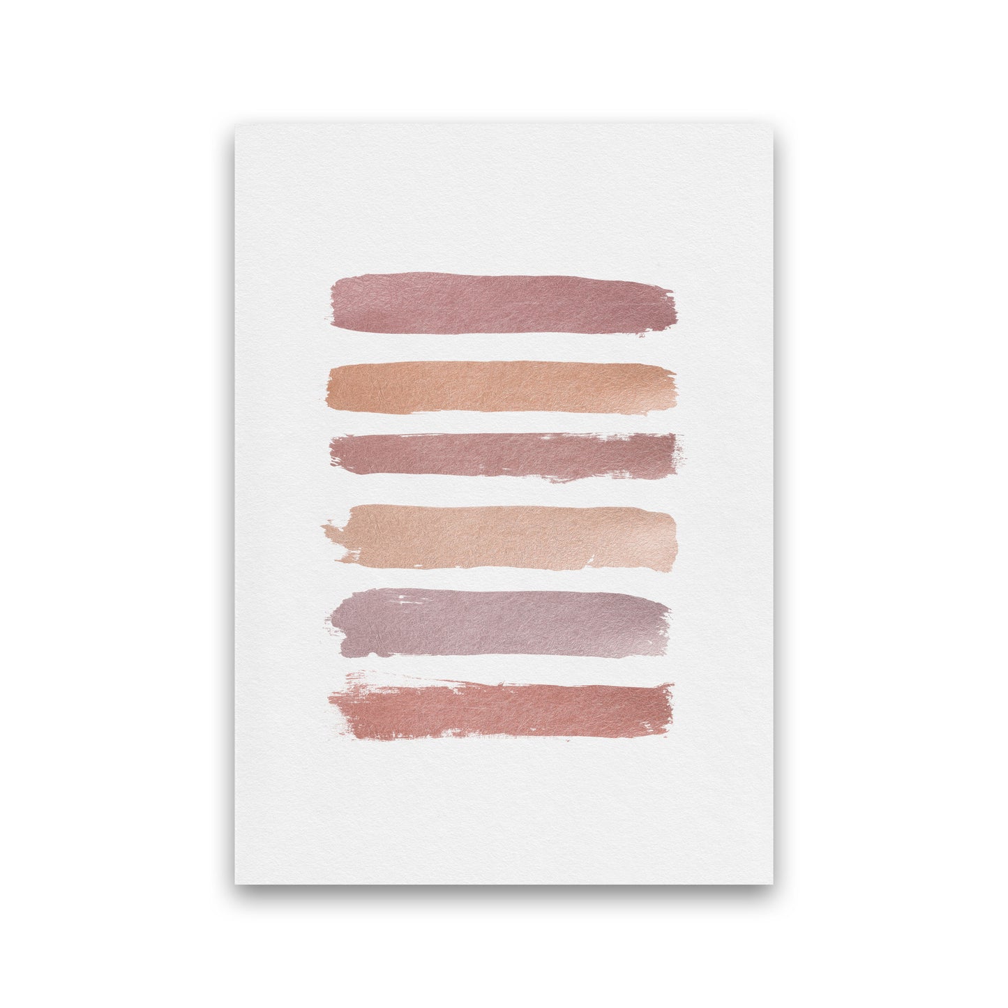 Dusty Rose Stripes Print By Orara Studio Print Only