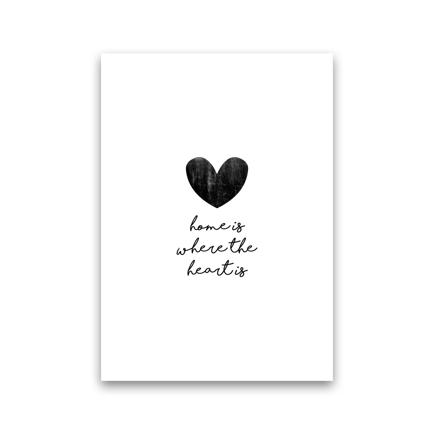 Home Is Where The Heart Is Print By Orara Studio Print Only
