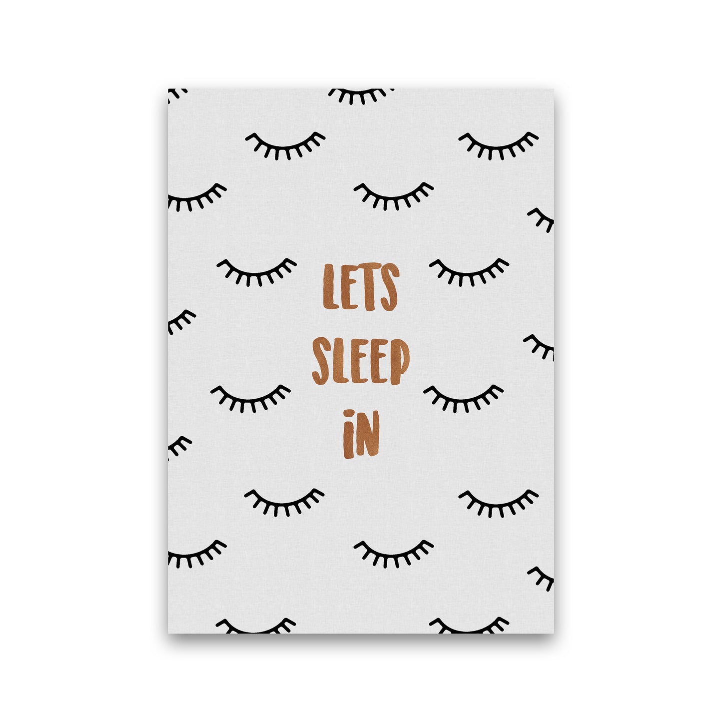 Let's Sleep In Bedroom Quote Print By Orara Studio Print Only