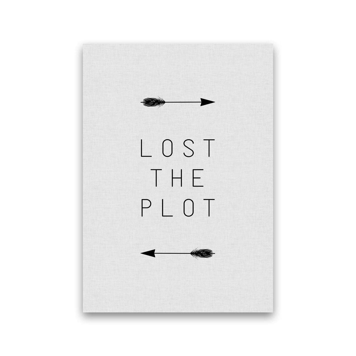 Lost The Plot Arrow Quote Print By Orara Studio Print Only