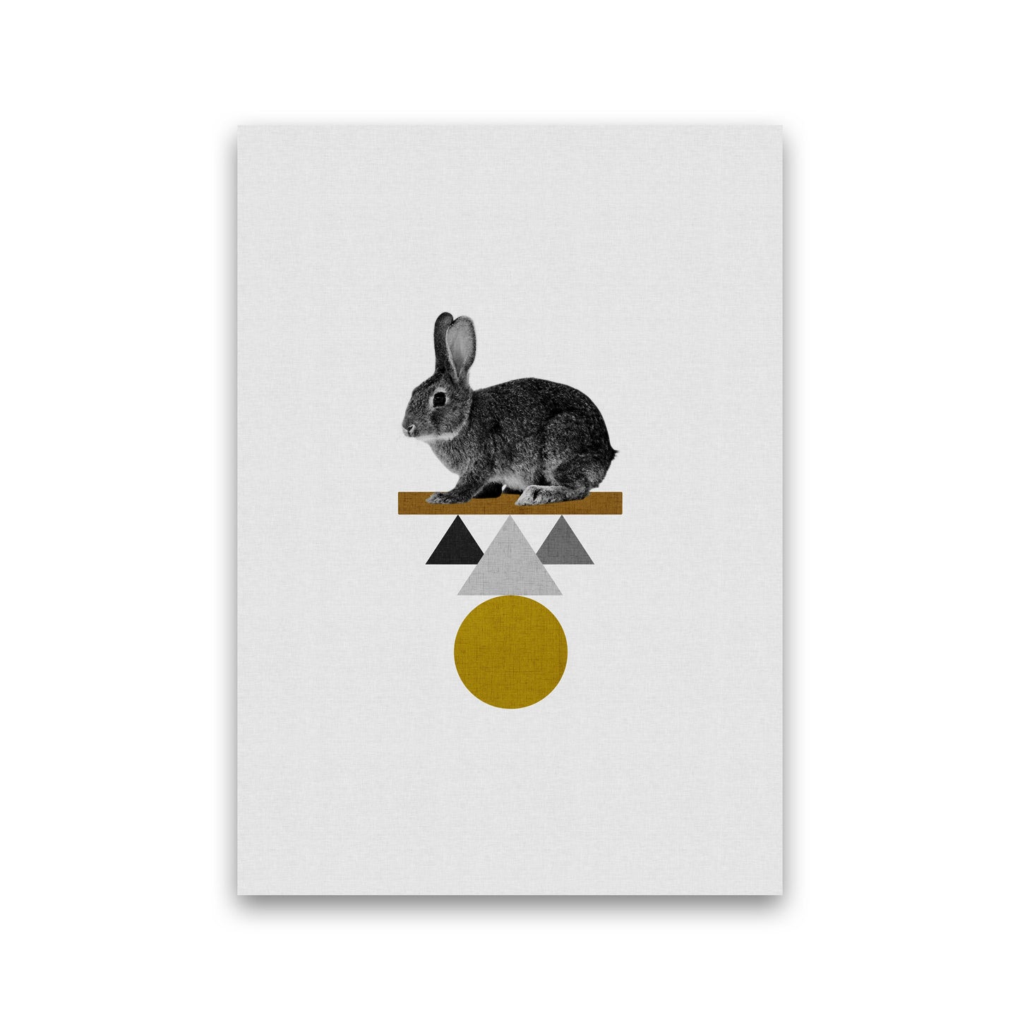 Tribal Rabbit Print By Orara Studio Animal Art Print Print Only