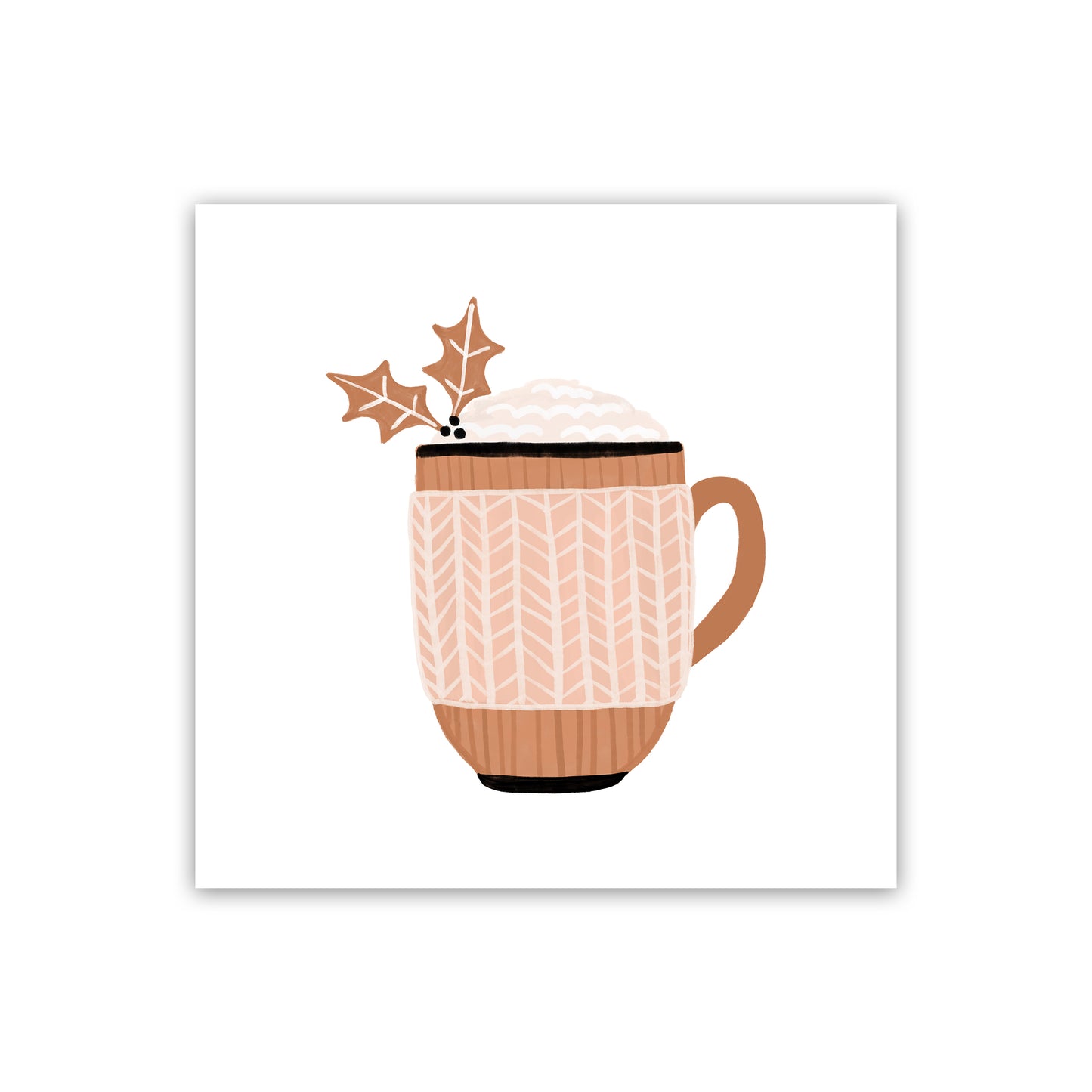 Christmas Drink Christmas Art Print by Orara Studio Print Only
