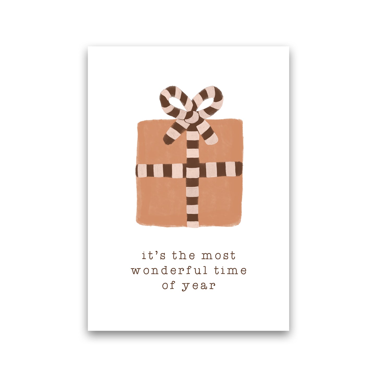 Most Wonderful Time of Year Christmas Art Print by Orara Studio Print Only
