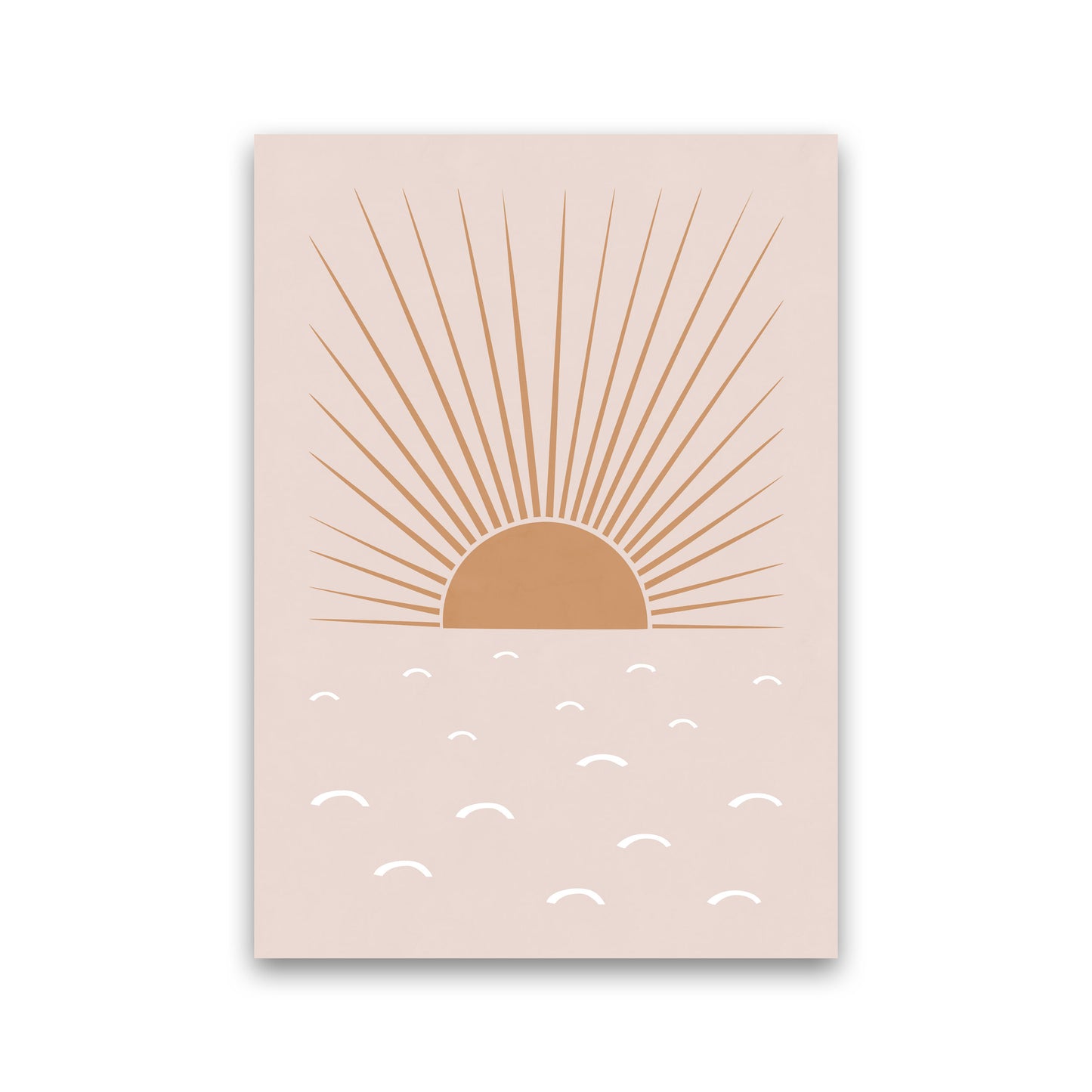 Blush Sun Art Print by Orara Studio Print Only