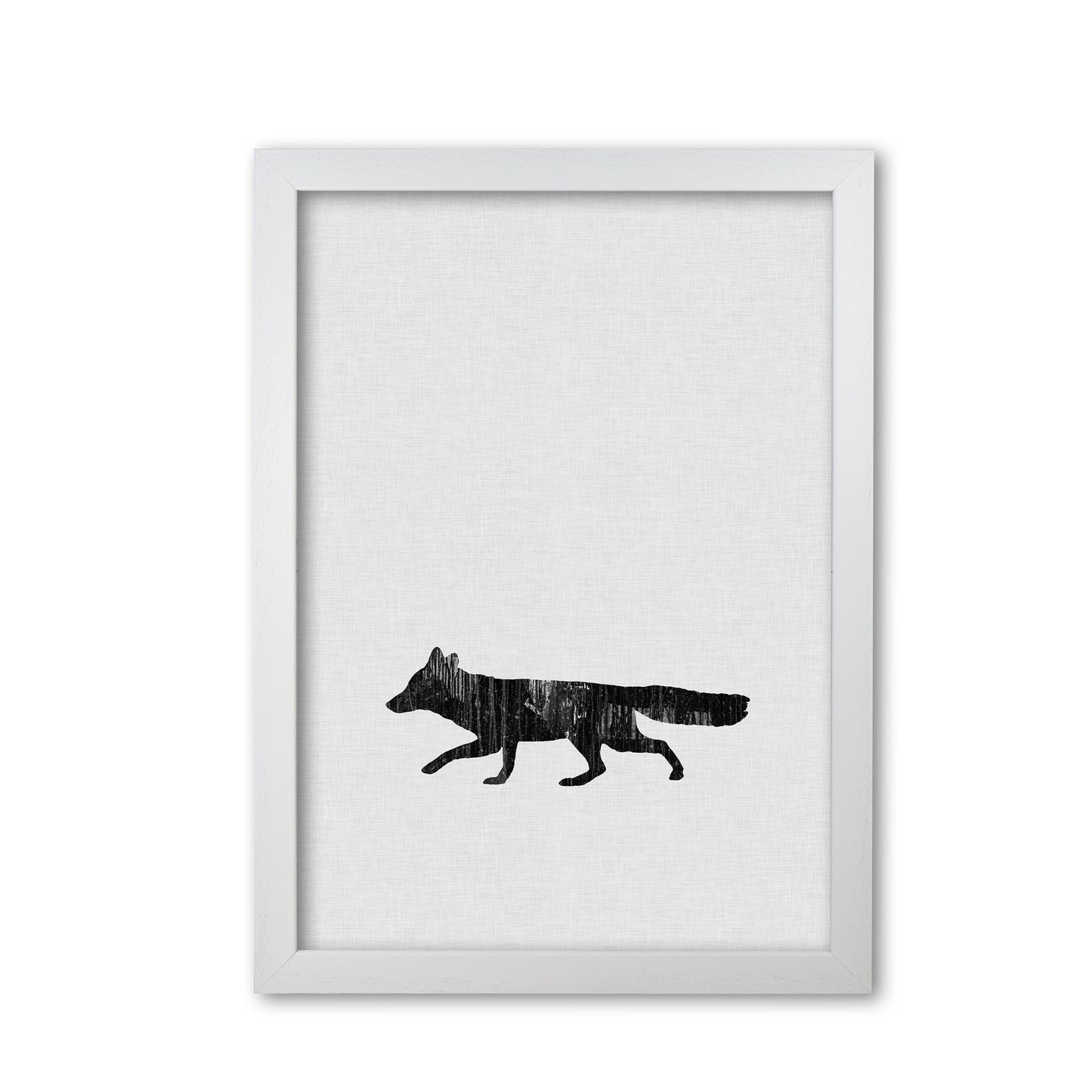 Fox Animal Art Print By Orara Studio Animal Art Print White Grain