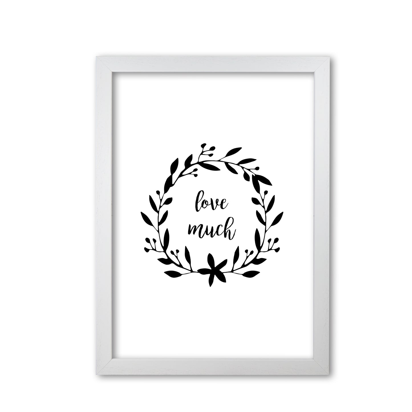 Love Much Illustration Print By Orara Studio White Grain