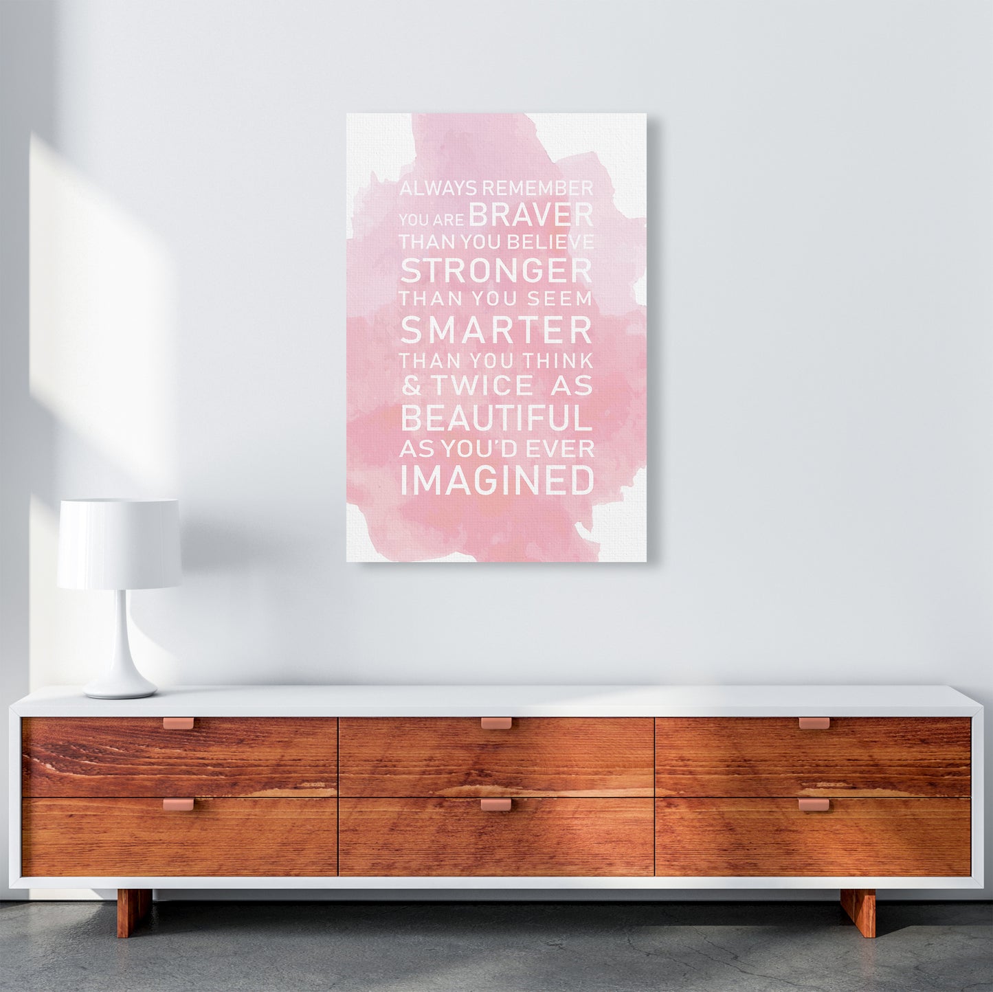 Smarter Than You Think Art Print by Pixy Paper A1 Canvas