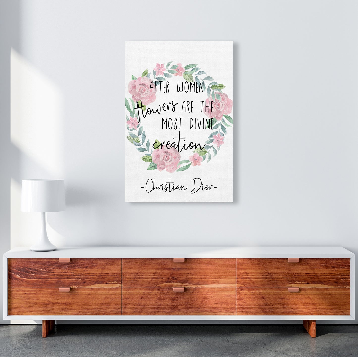 After Women Flowers Art Print by Pixy Paper A1 Canvas