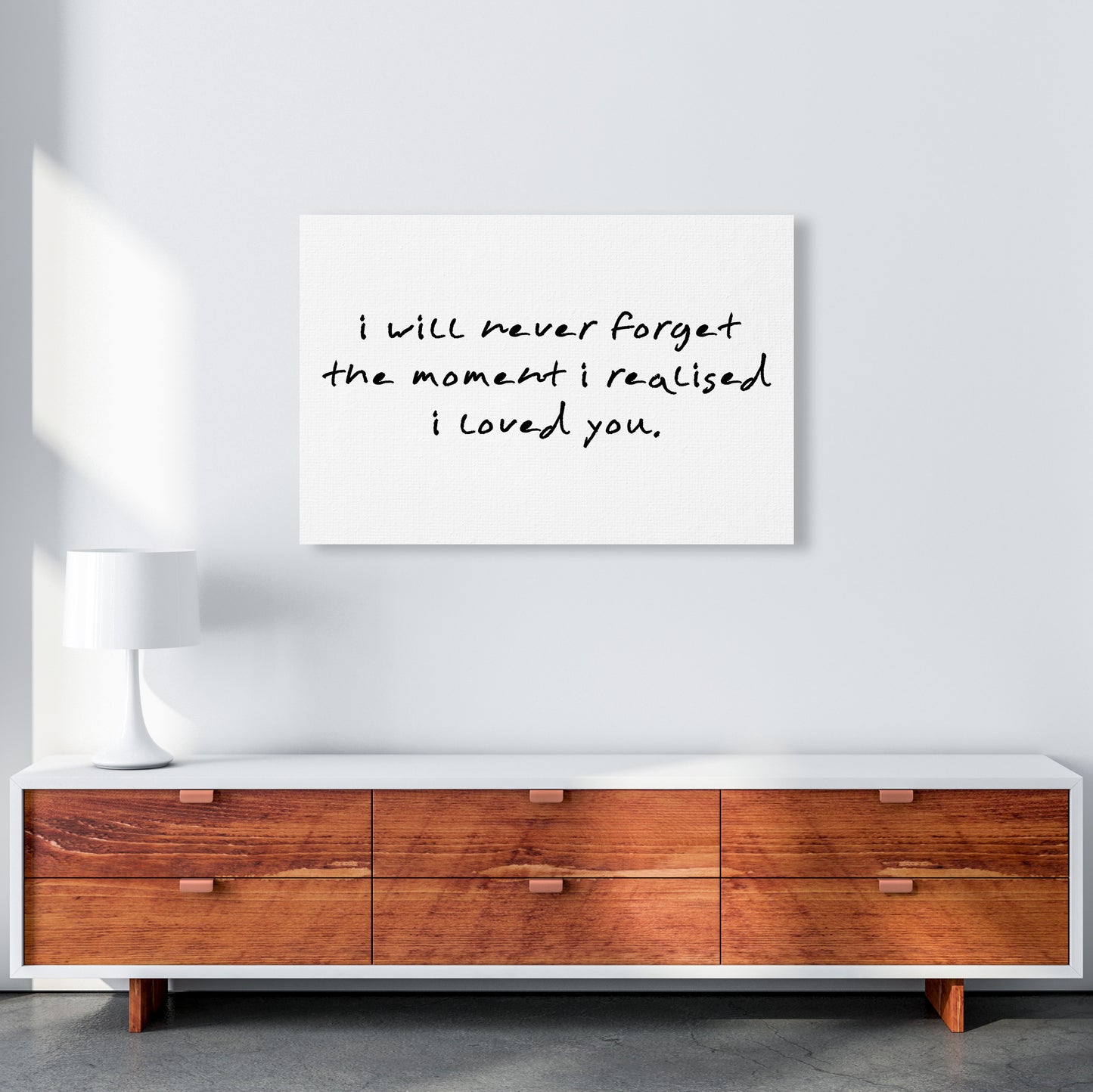 I Will Never Forget Art Print by Pixy Paper A1 Canvas