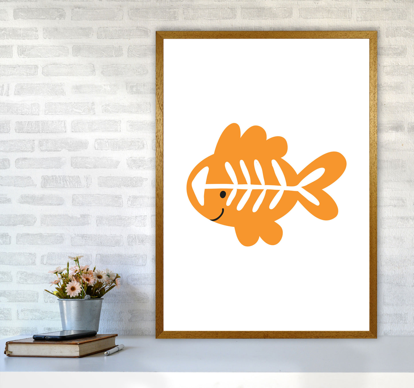 Children's Animals, X-Ray Fish Modern Print A1 Print Only