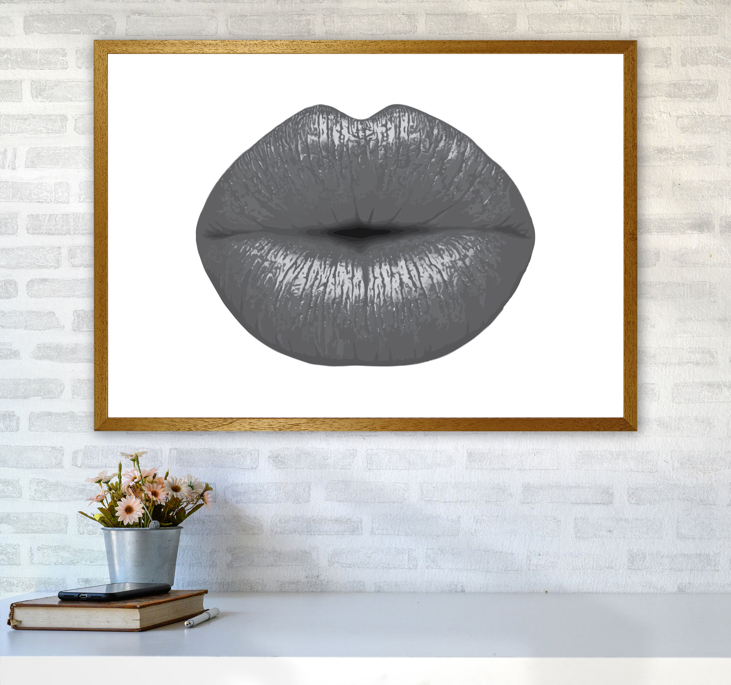 Lips Modern Print A1 Print Only