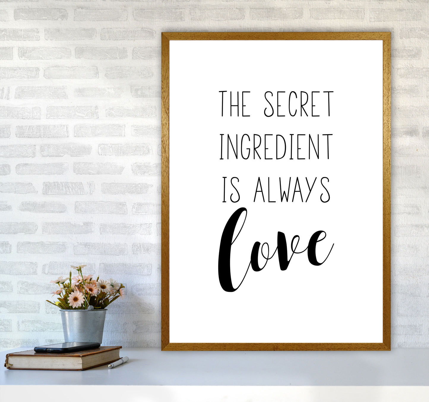 The Secret Ingredient Modern Print A1 Print Only