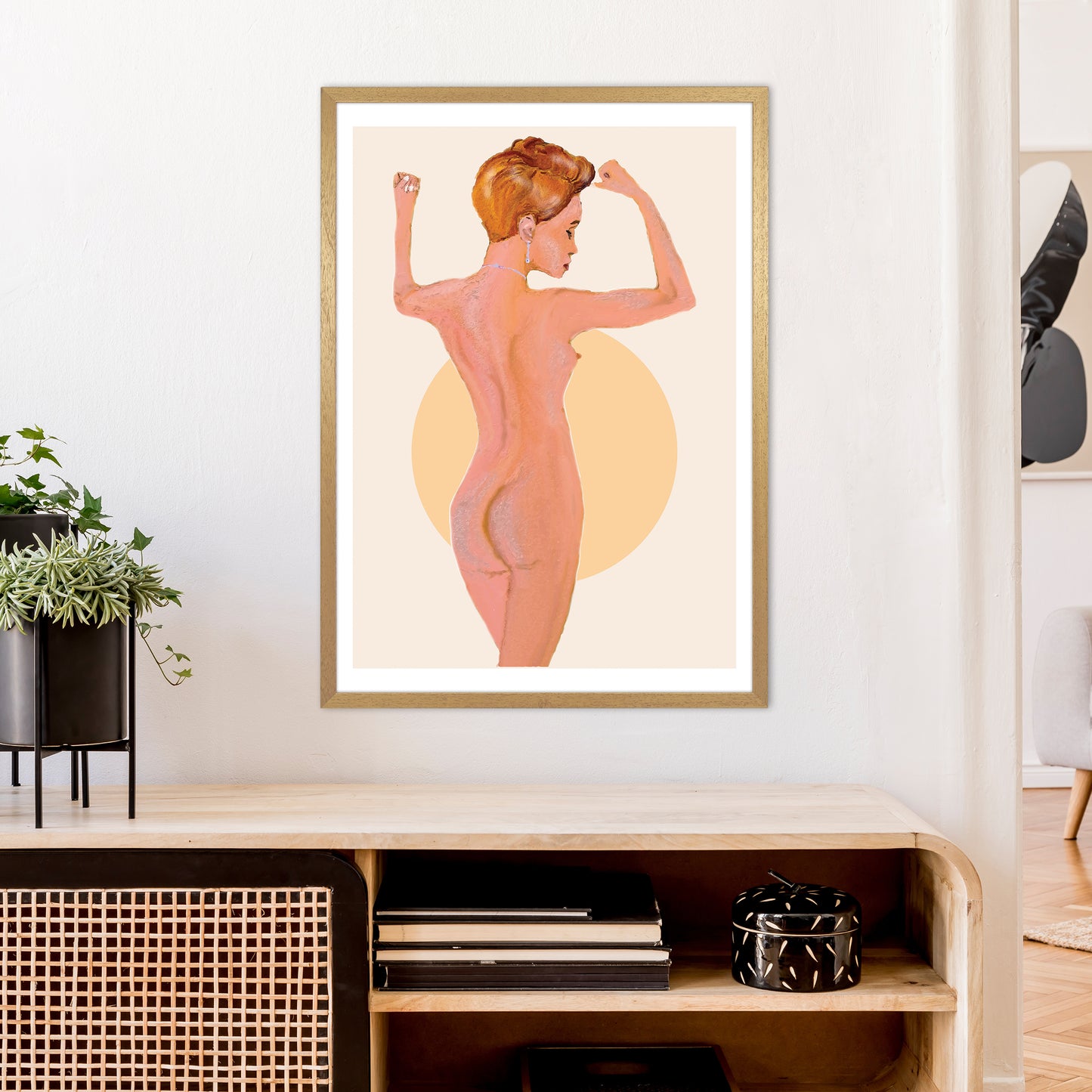 Nude Woman Art Print by Pixy Paper A1 Print Only