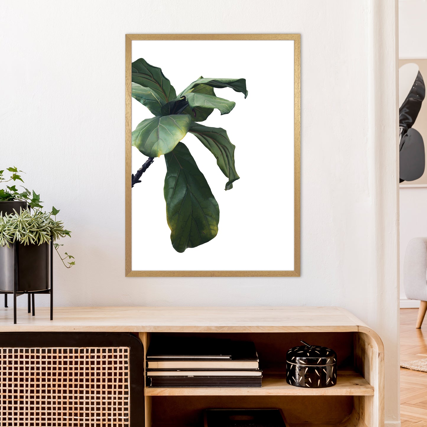 Plant Head Part One Art Print by Pixy Paper A1 Print Only