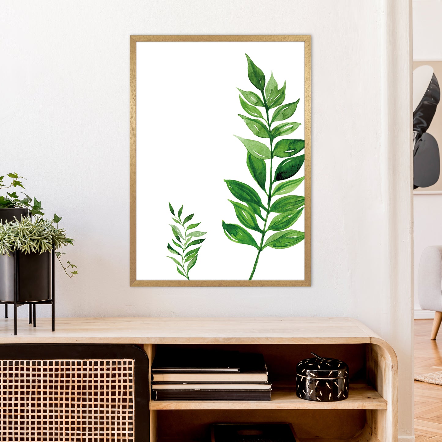 Side Leaf Exotic Art Print by Pixy Paper A1 Print Only
