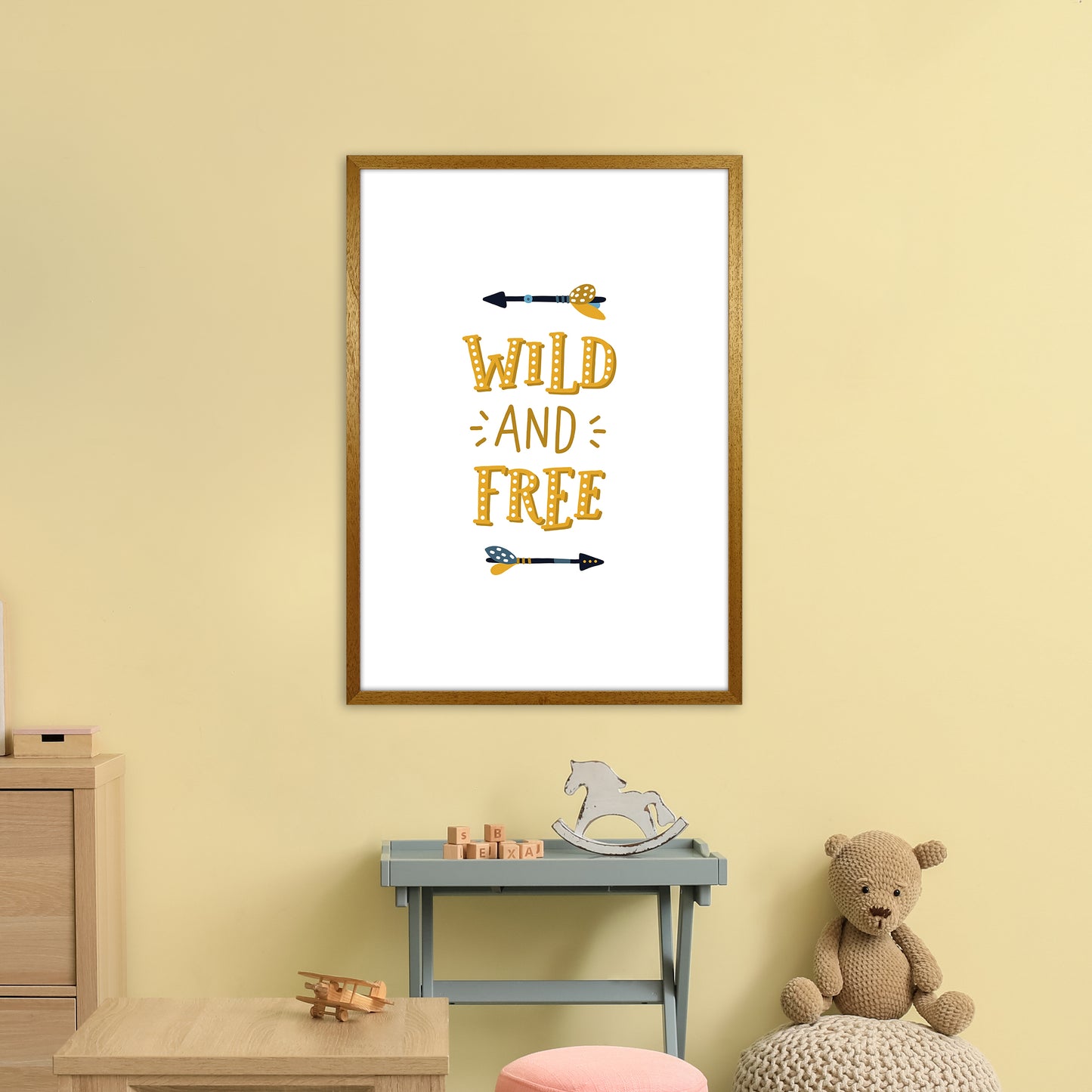 Little Explorer Wild And Free Art Print by Pixy Paper A1 Print Only