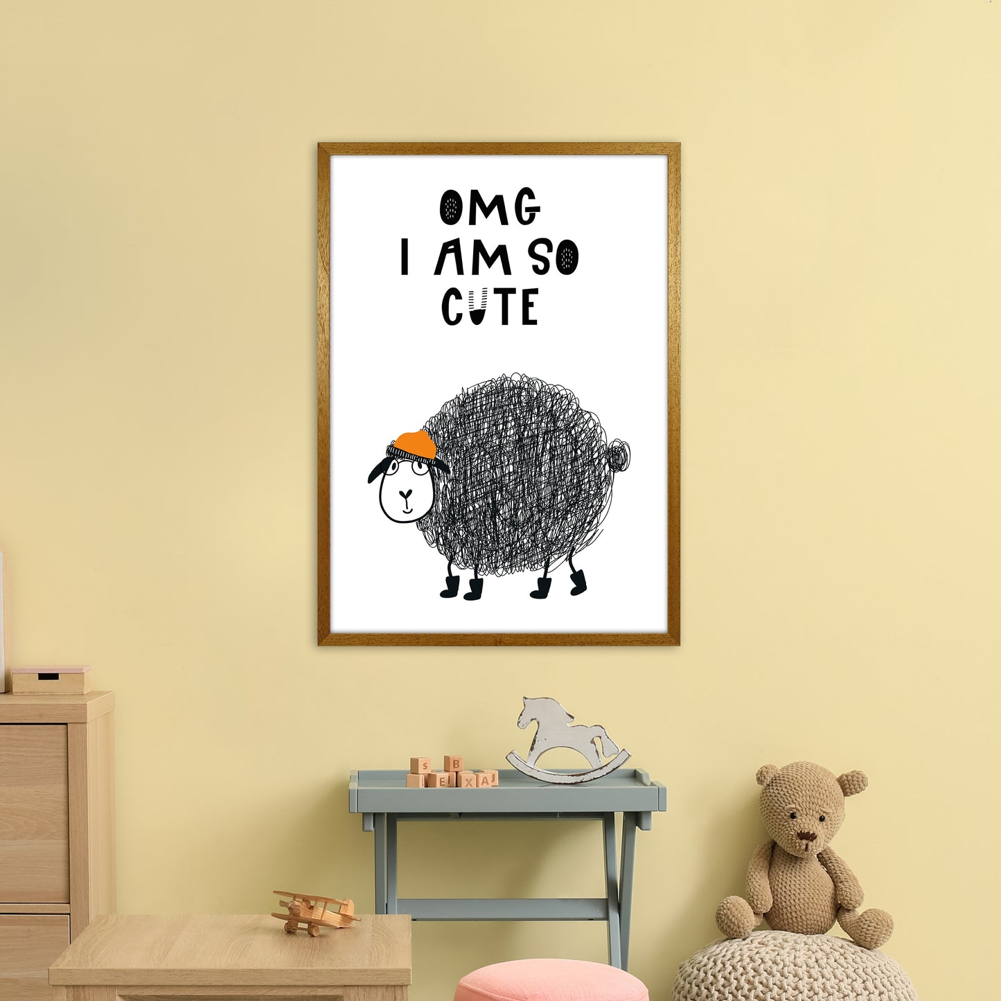 Omg I Am So Cute Animal Pop Art Print by Pixy Paper A1 Print Only