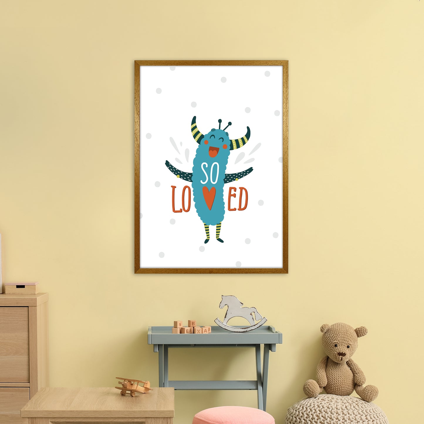Little Monsters So Loved Art Print by Pixy Paper A1 Print Only