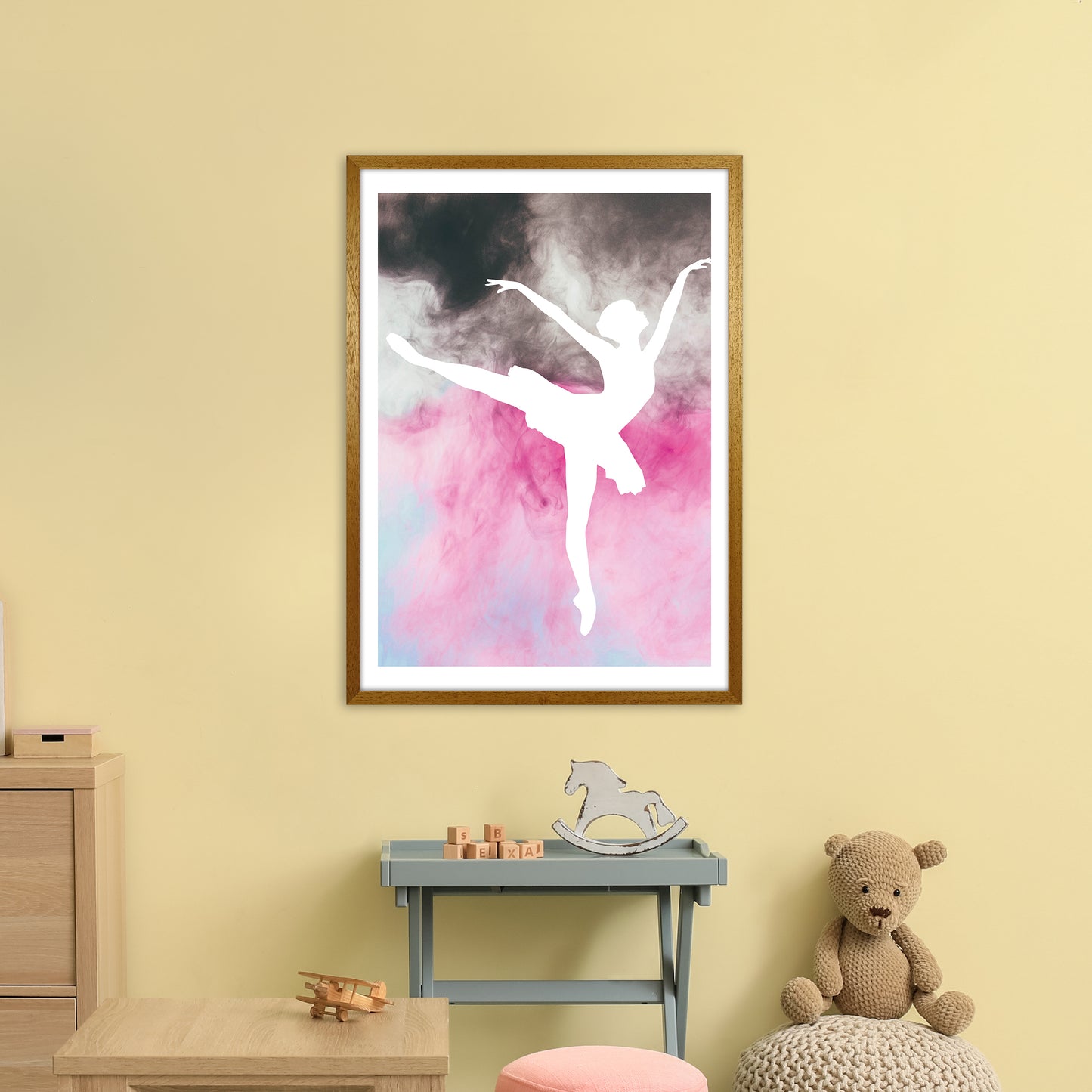 Ballerina Watercolour Art Print by Pixy Paper A1 Print Only