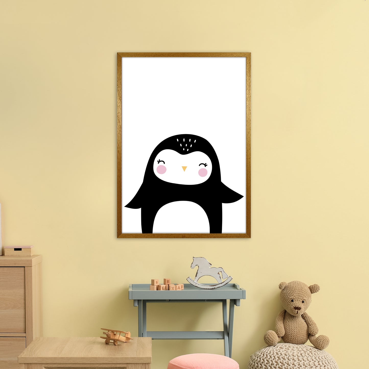 Penguin Art Print by Pixy Paper A1 Print Only