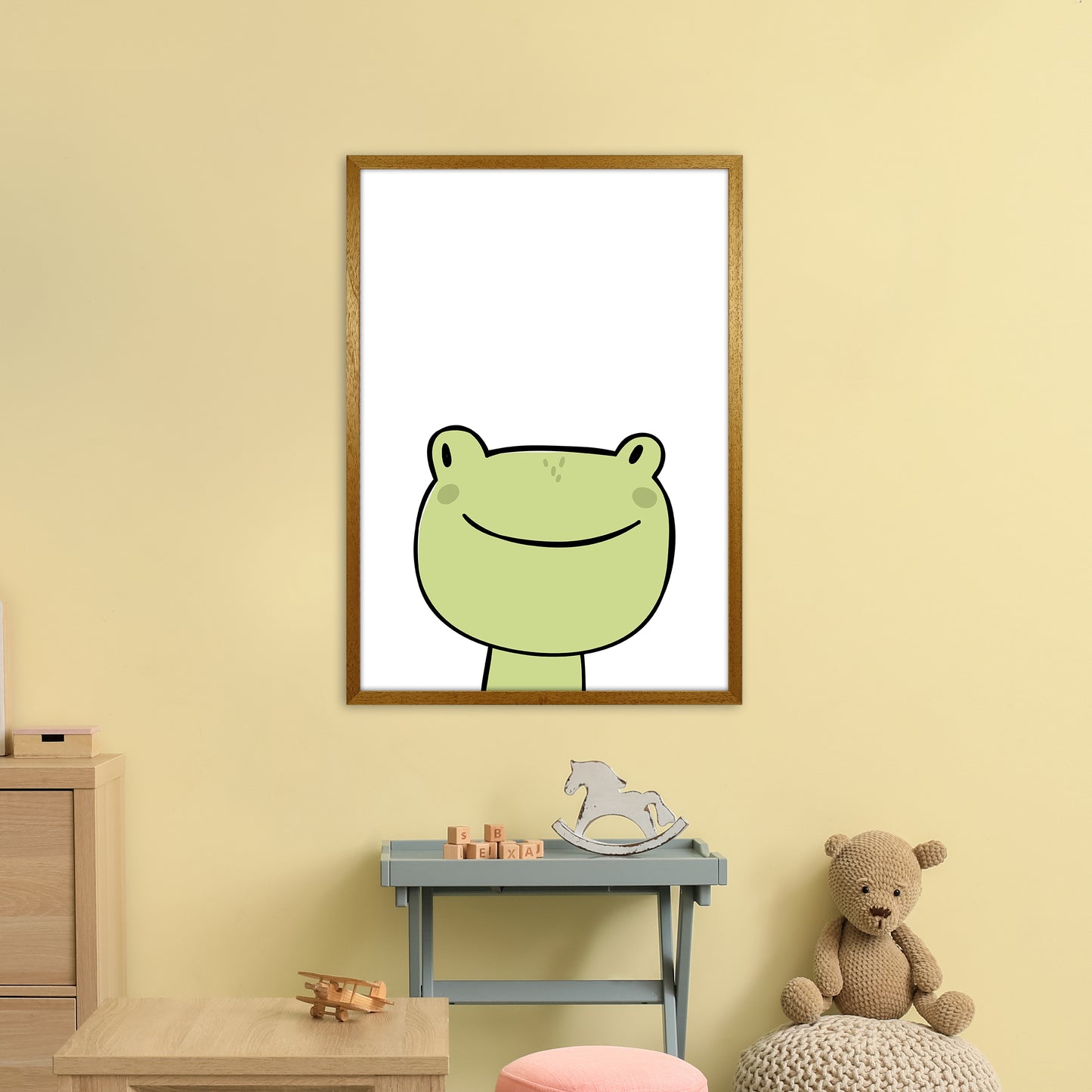 Frog Art Print by Pixy Paper A1 Print Only