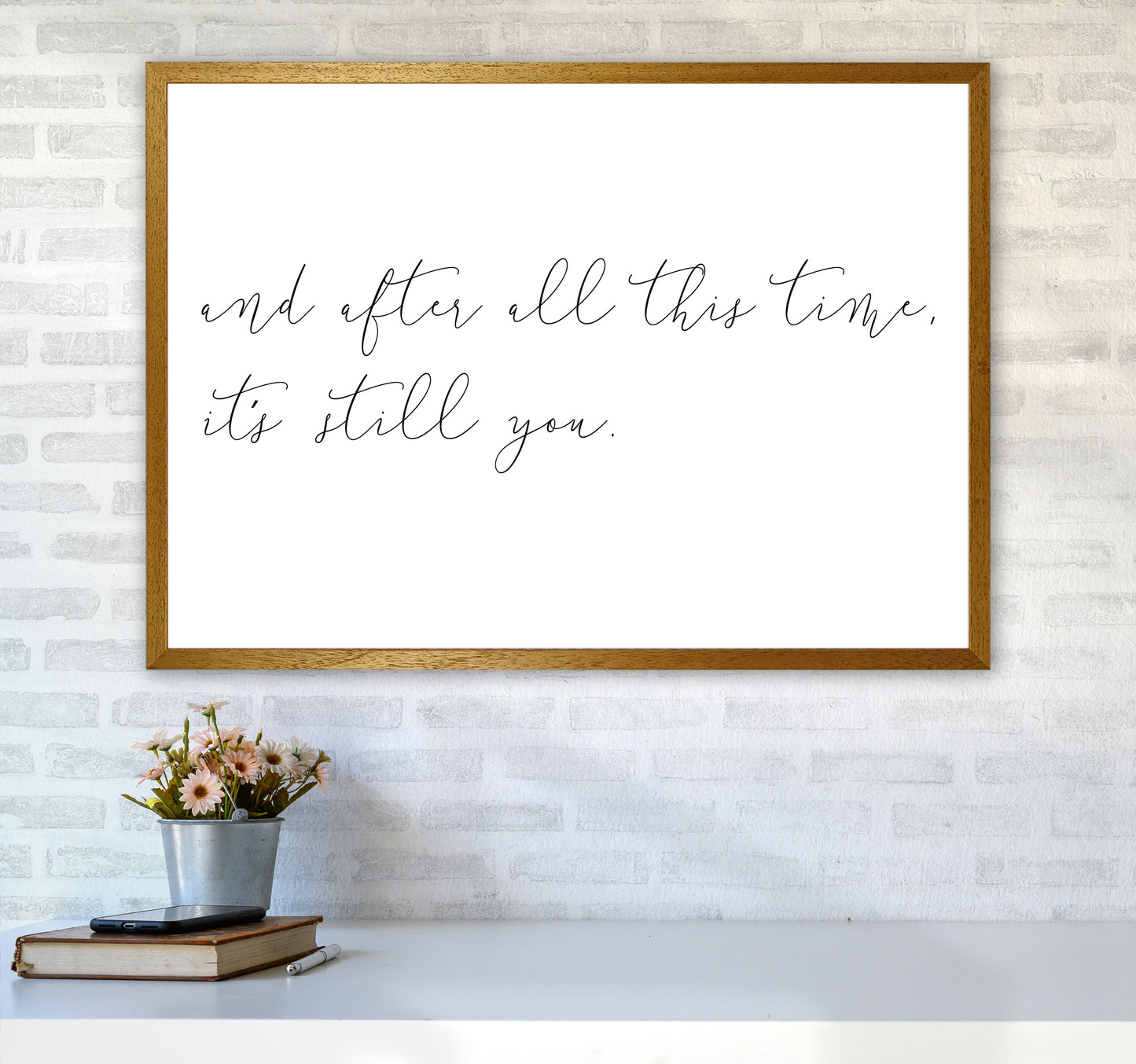 And After All This Time Art Print by Pixy Paper A1 Print Only
