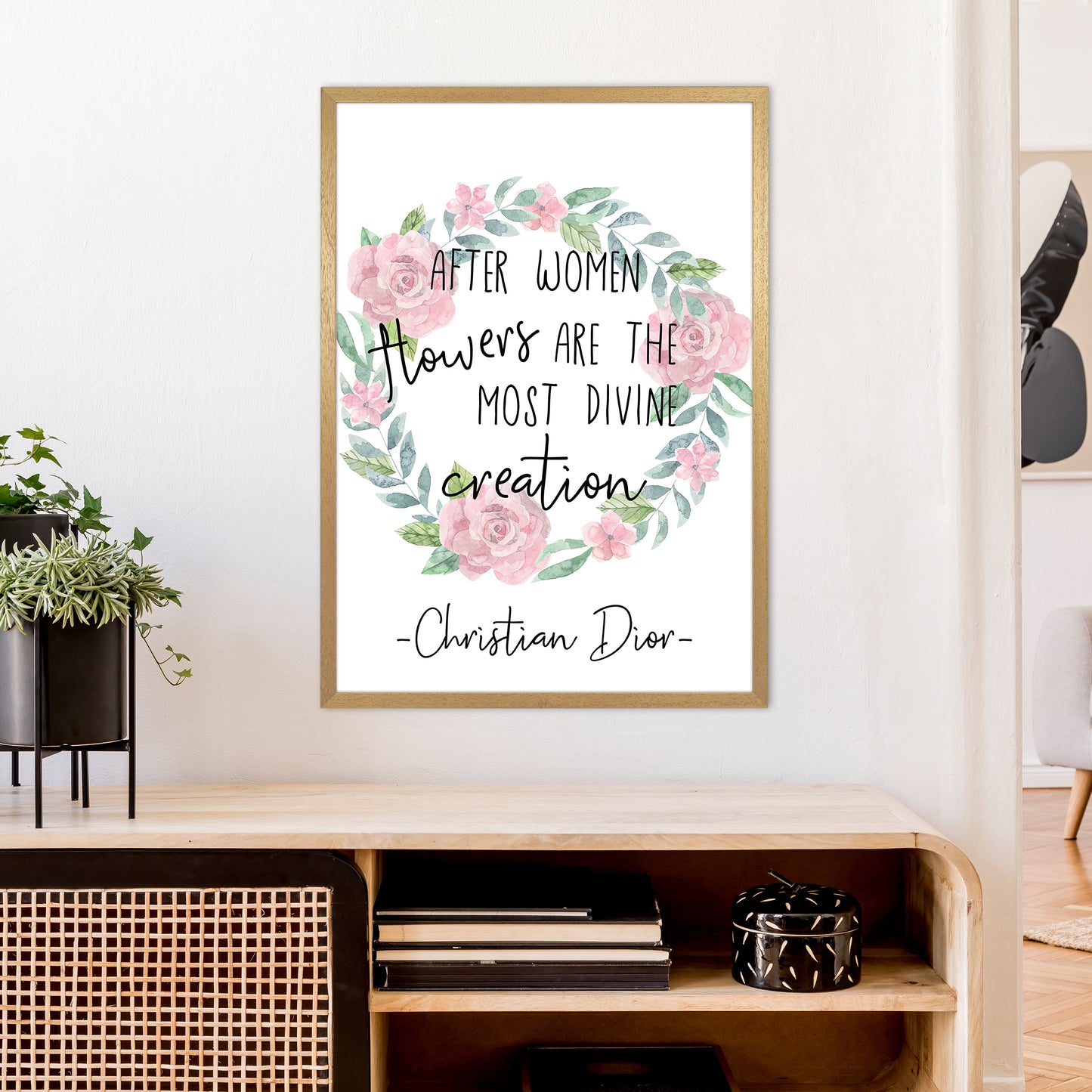 After Women Flowers Art Print by Pixy Paper A1 Print Only