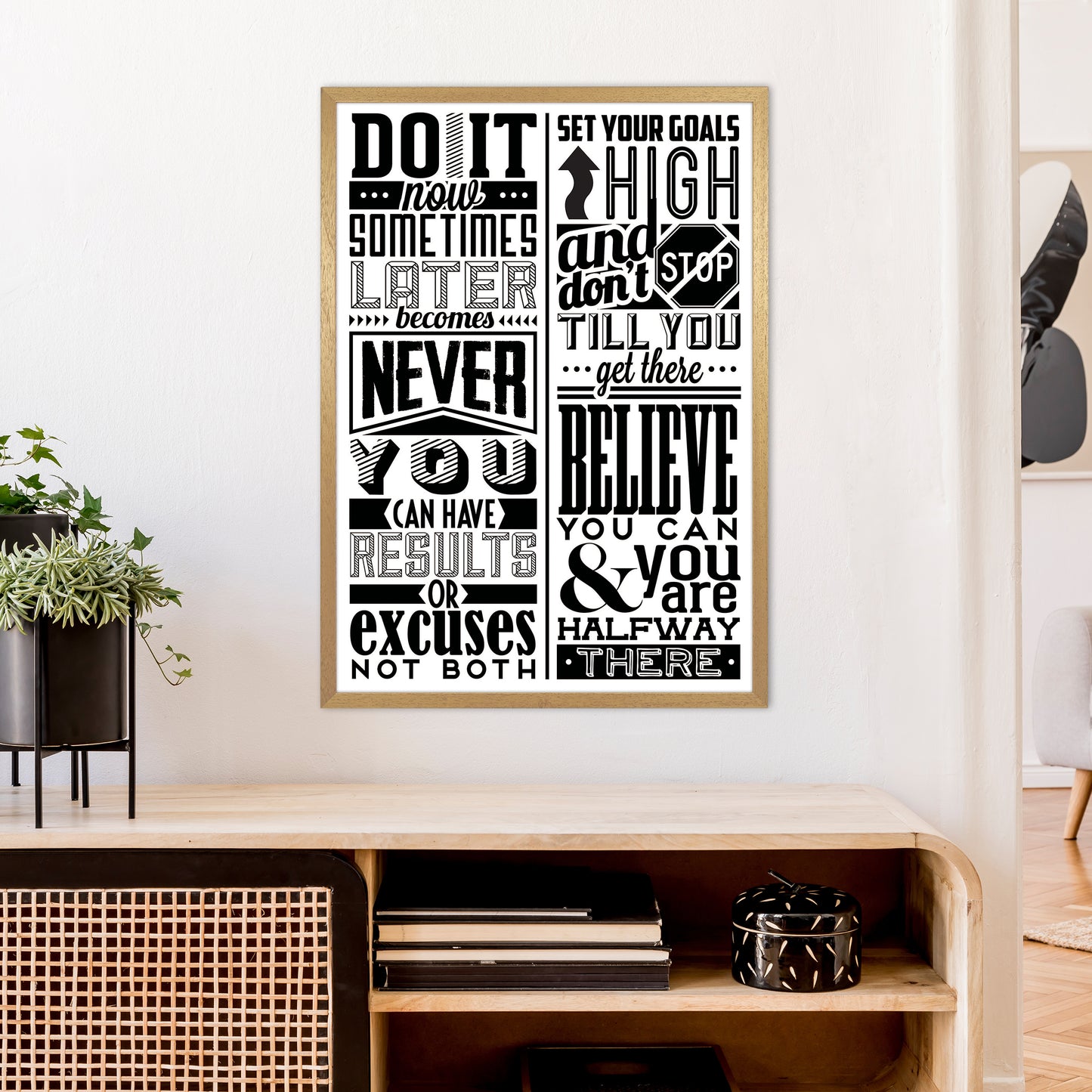 Do It Now Vintage Art Print by Pixy Paper A1 Print Only