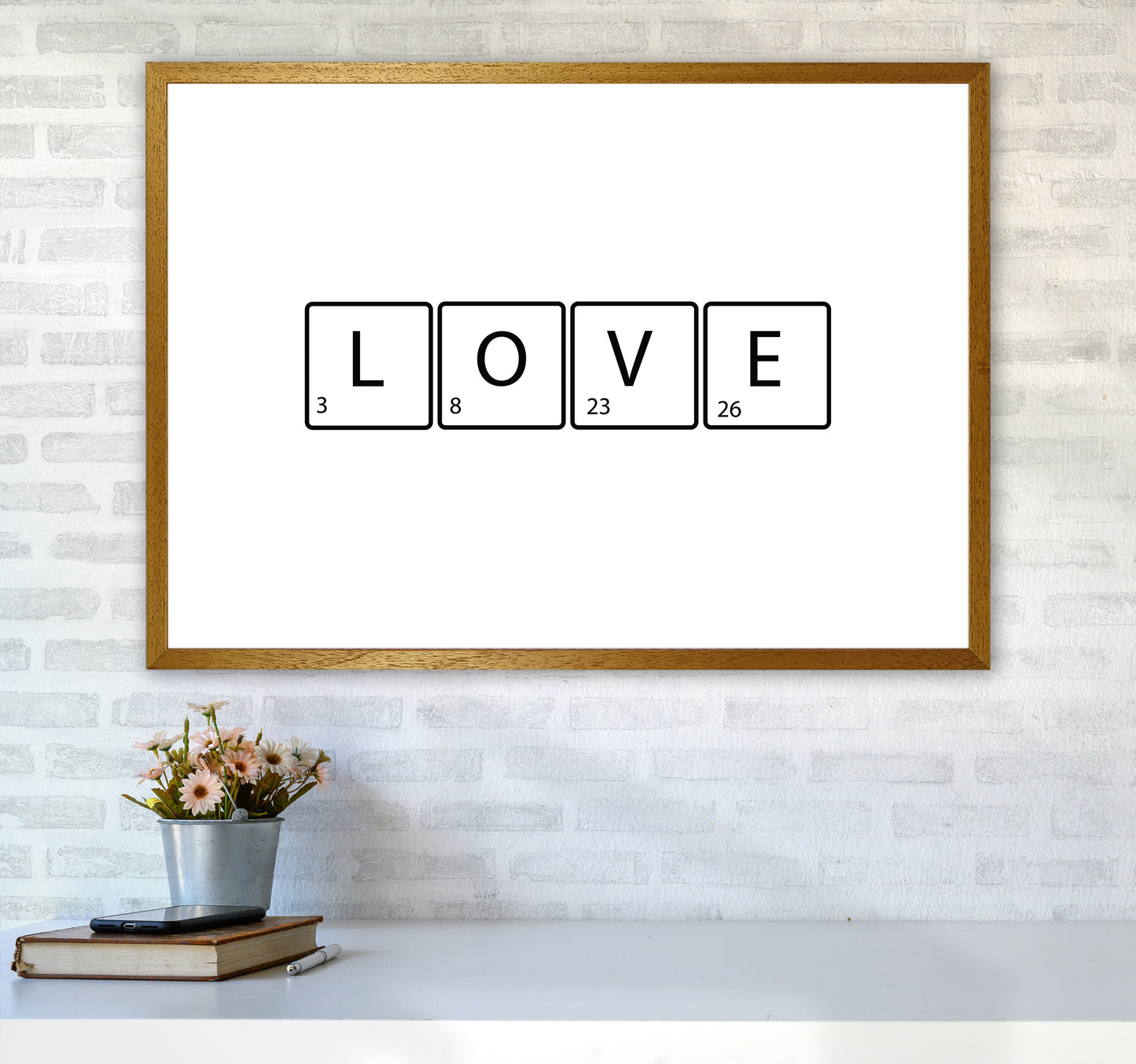 Love Letters Art Print by Pixy Paper A1 Print Only