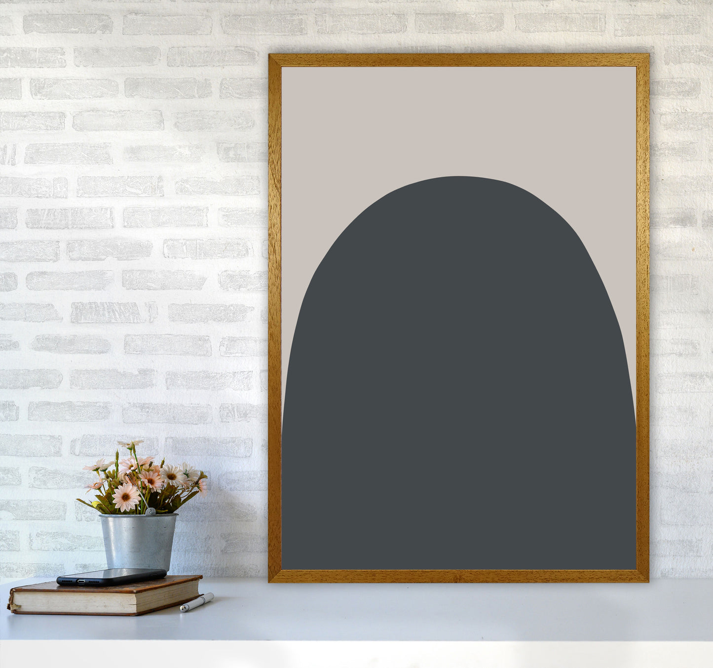 Inspired Off Black and Stone Hill Art Print by Pixy Paper A1 Print Only