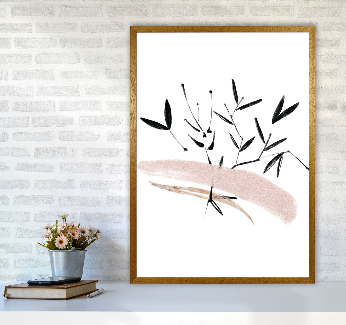 Delicate Floral 06 Art Print by Pixy Paper A1 Print Only