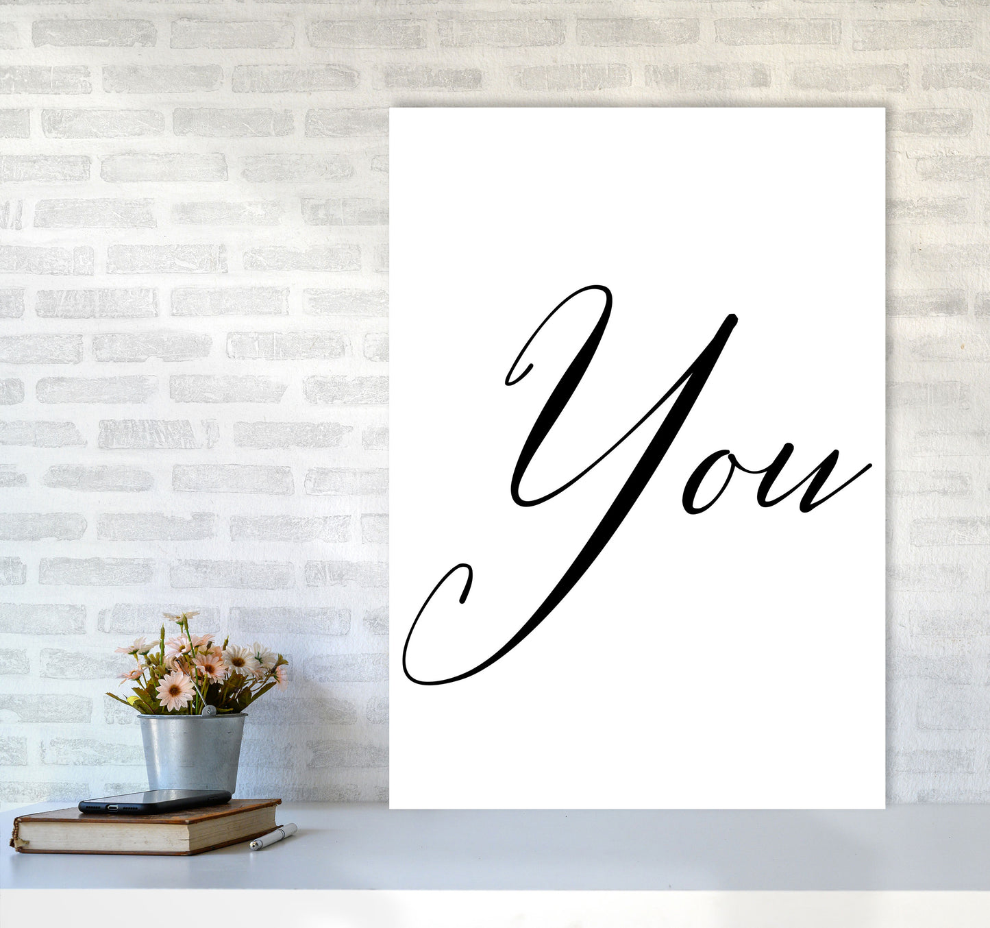 You Modern Print A1 Black Frame