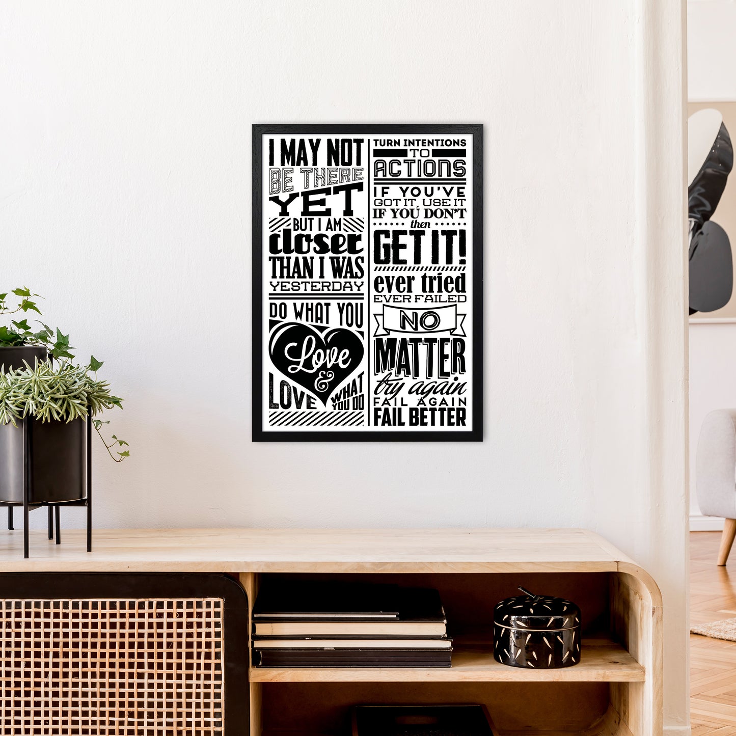 I May Not Be There Yet Vintage Art Print by Pixy Paper A2 White Frame