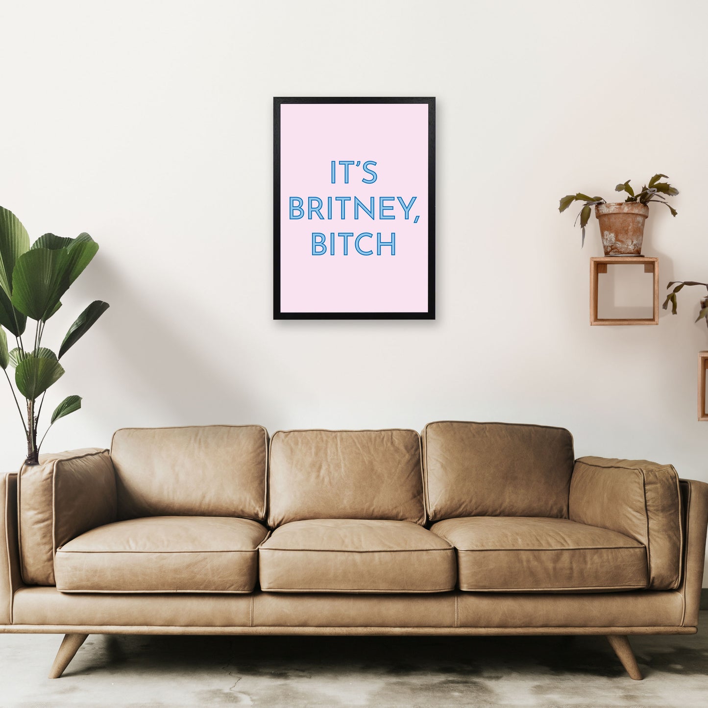 It's Britney Art Print by Pixy Paper A2 White Frame