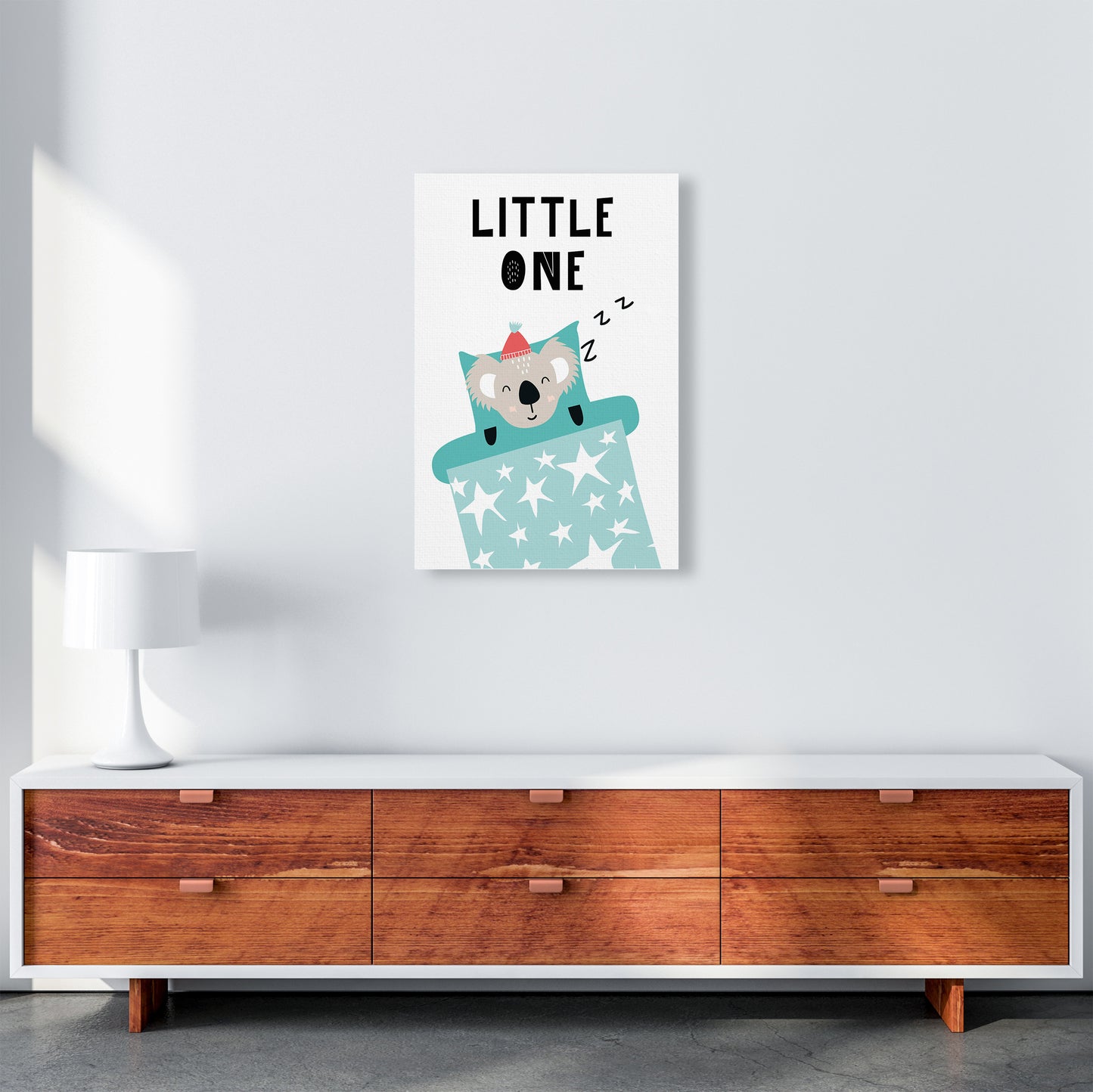 Little One Animal Pop Art Print by Pixy Paper A2 Canvas